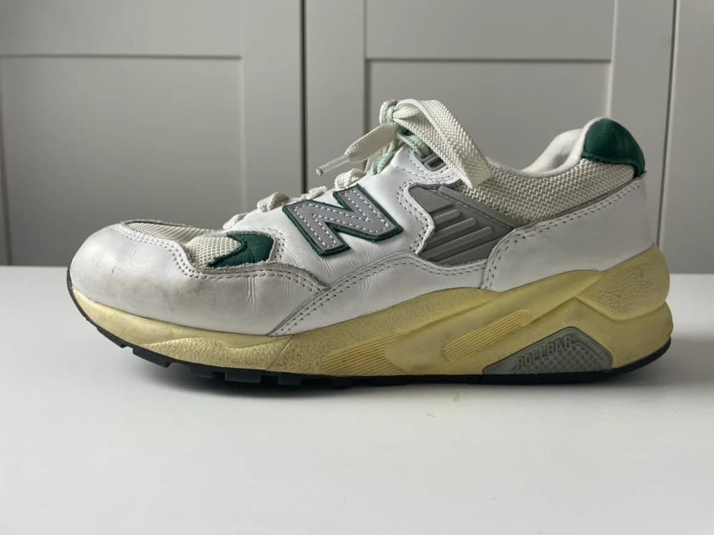 New Balance 580 Sneakers White Green Grey ROLLBAR Men's Shoes — photo 7 of 9