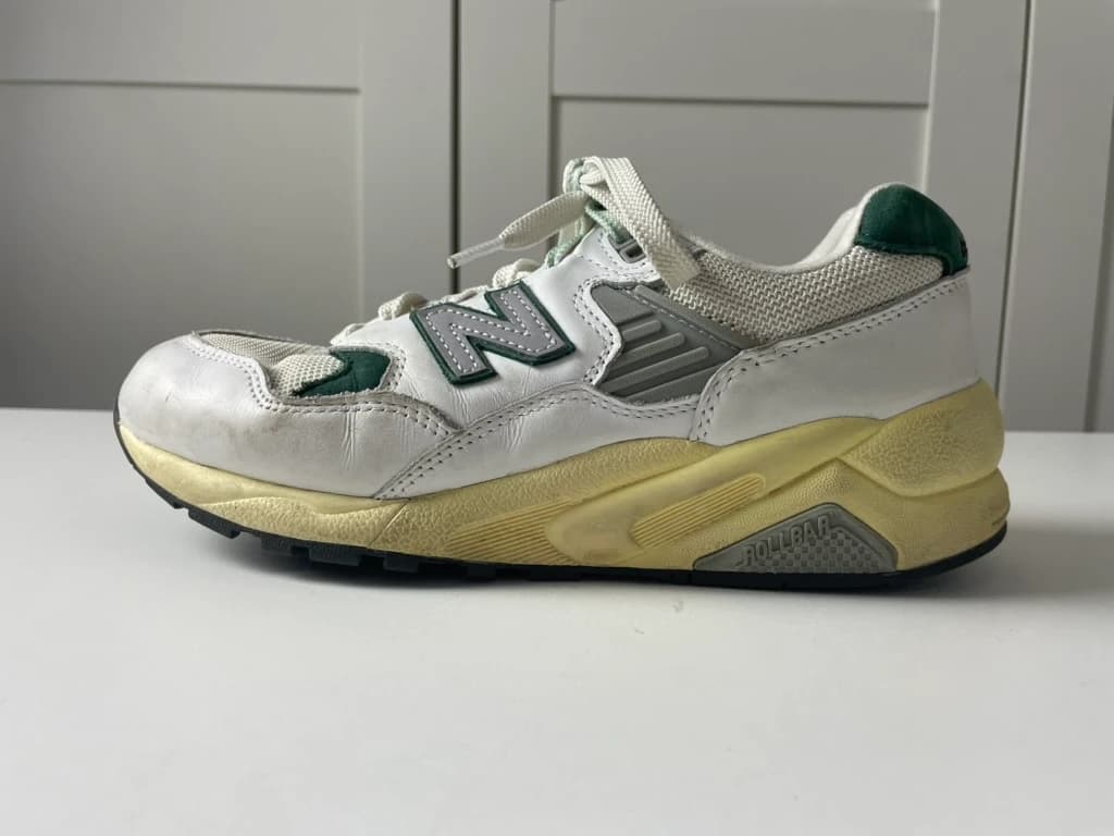 New Balance 580 Sneakers White Green Grey ROLLBAR Men's Shoes — photo 8 of 9