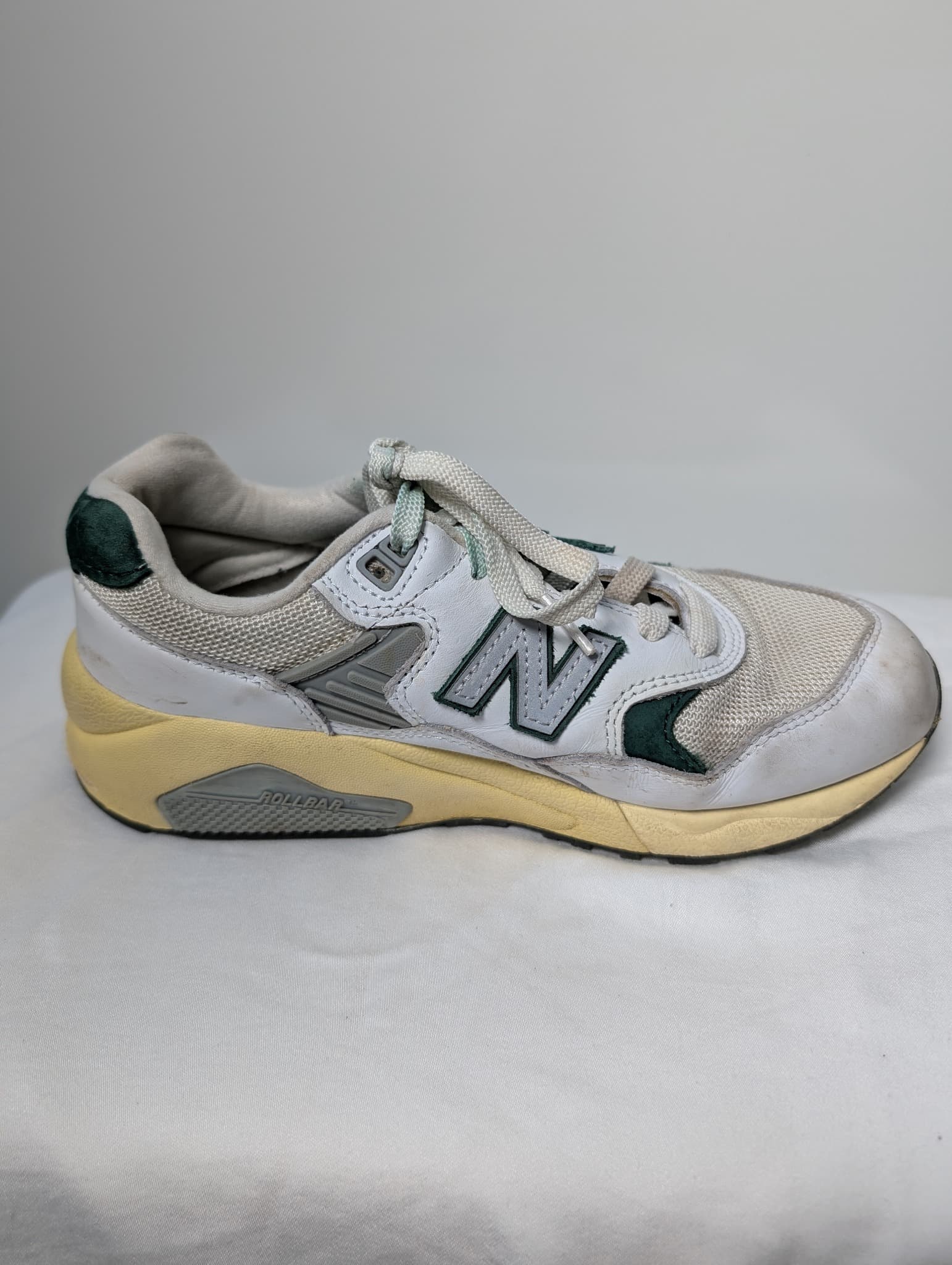New Balance 580 Sneakers White Green Unisex US 5.5 — photo 5 of 9