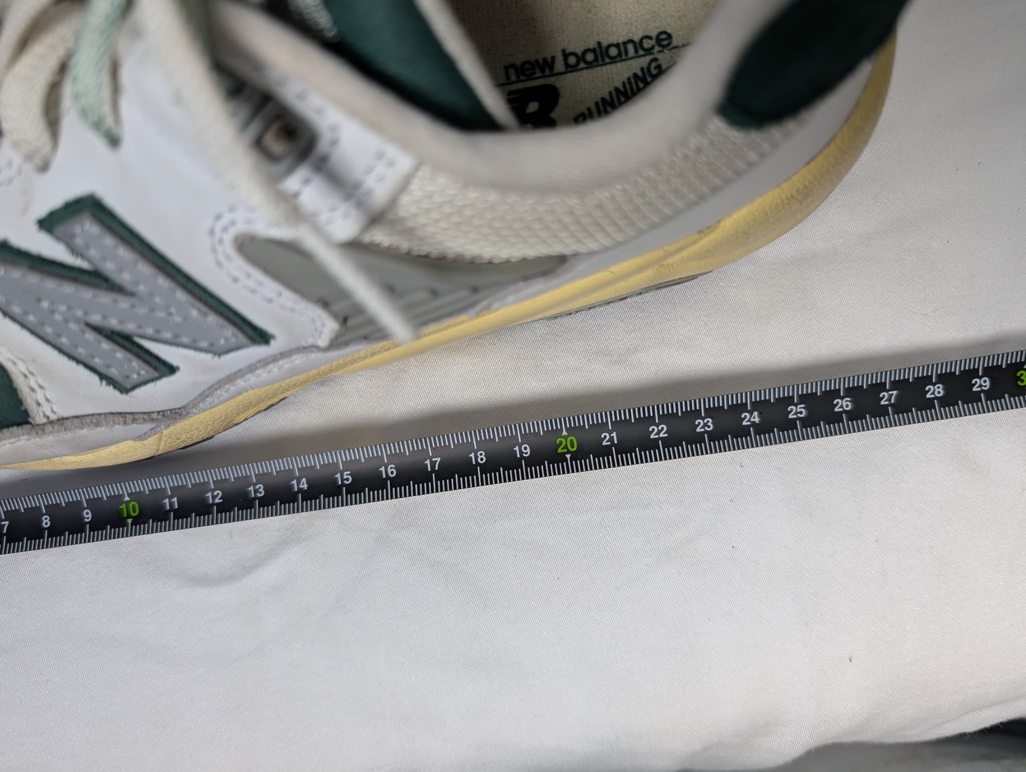 New Balance 580 Sneakers White Green Unisex US 5.5 — photo 9 of 9