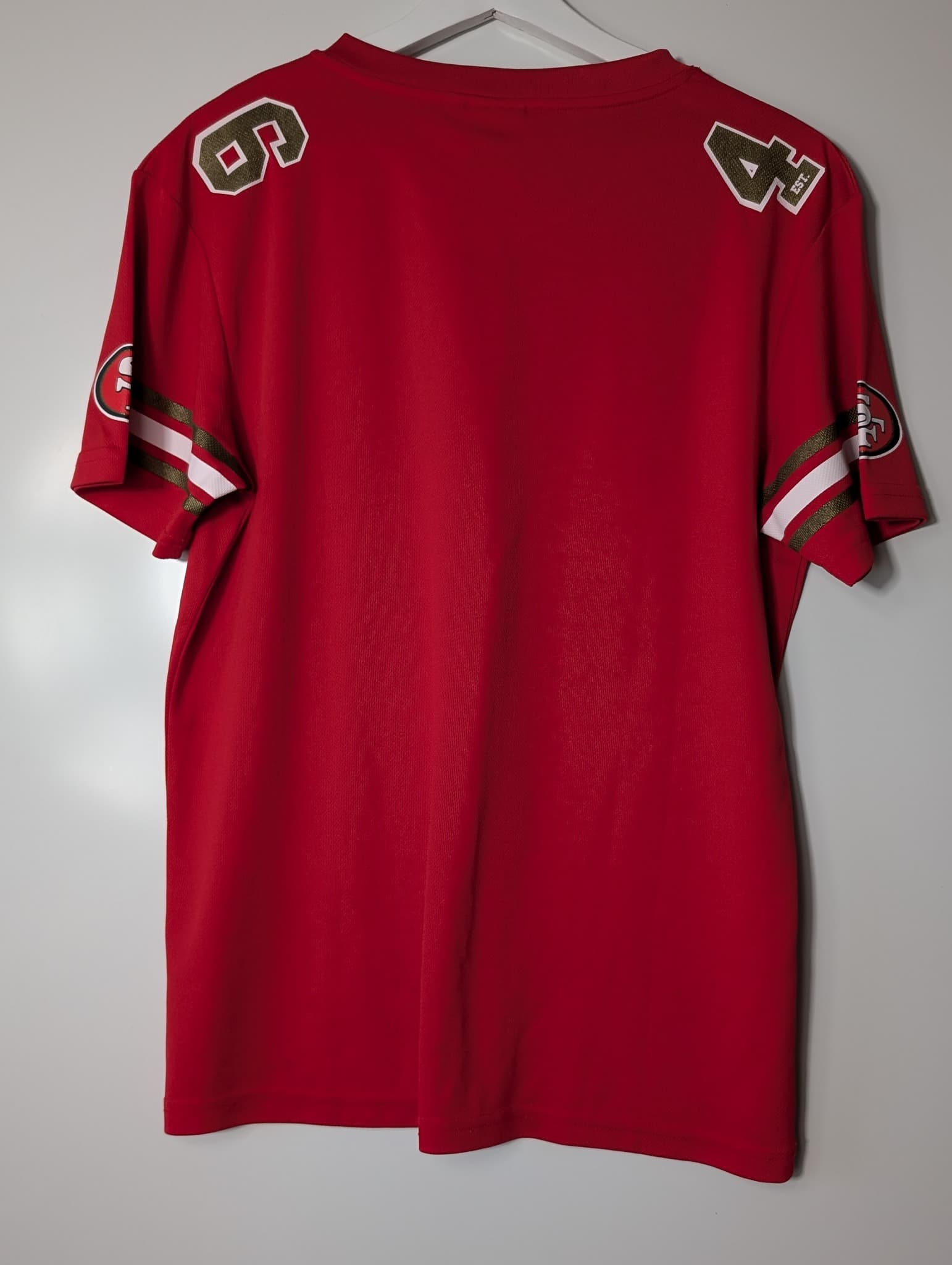 NFL Team Apparel San Francisco 49ers Jersey Red Size S — photo 5 of 6