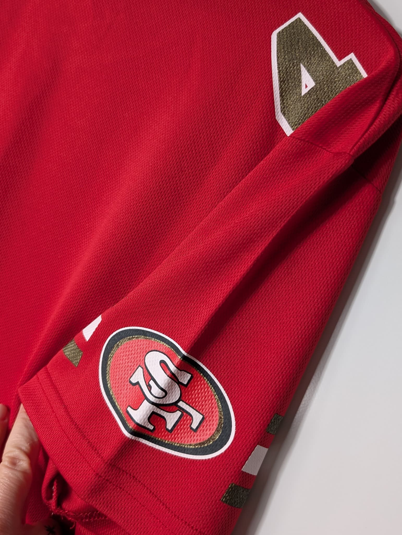 NFL Team Apparel San Francisco 49ers Jersey Red Size S — photo 6 of 6