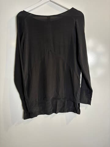 Nicholas Long Sleeve Top 100% Silk Black AUS 6 — photo 3 of 6