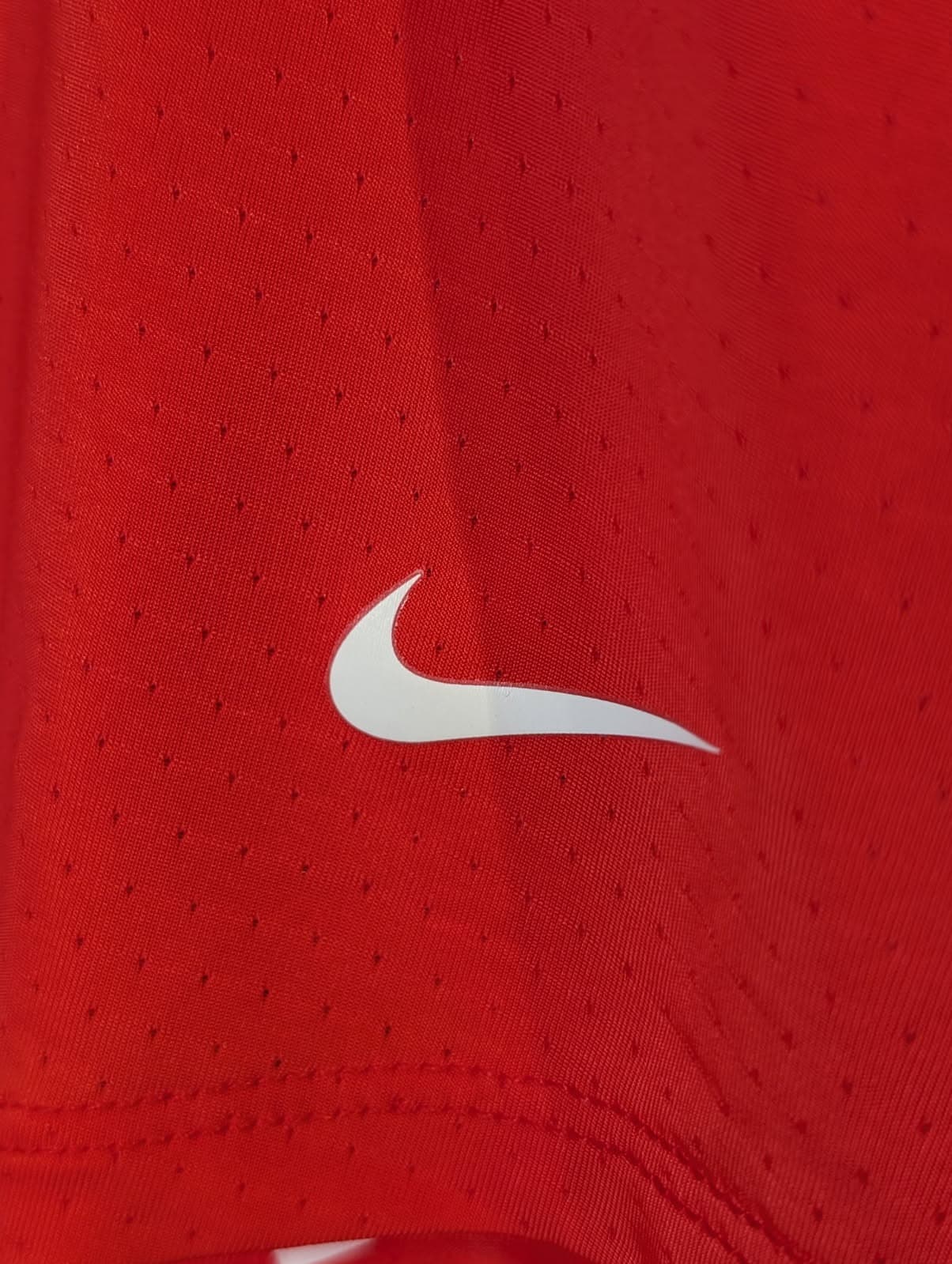 Nike Dri-FIT Racerback Tank Top - Orange/Red Logo Elastic Strap — photo 2 of 9