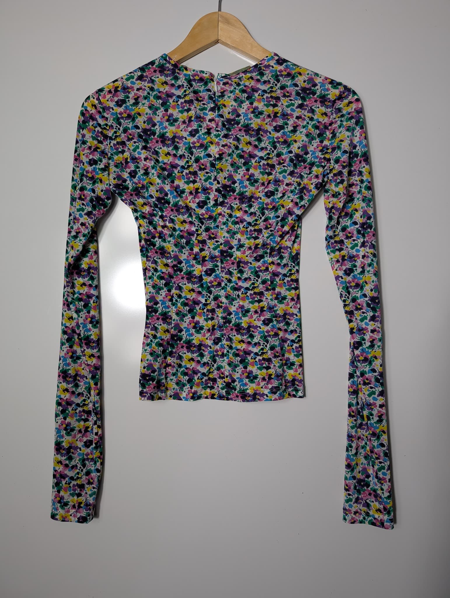 Nina Ricci Floral Long Sleeve Top Multicolour Size 36 FR — photo 3 of 8