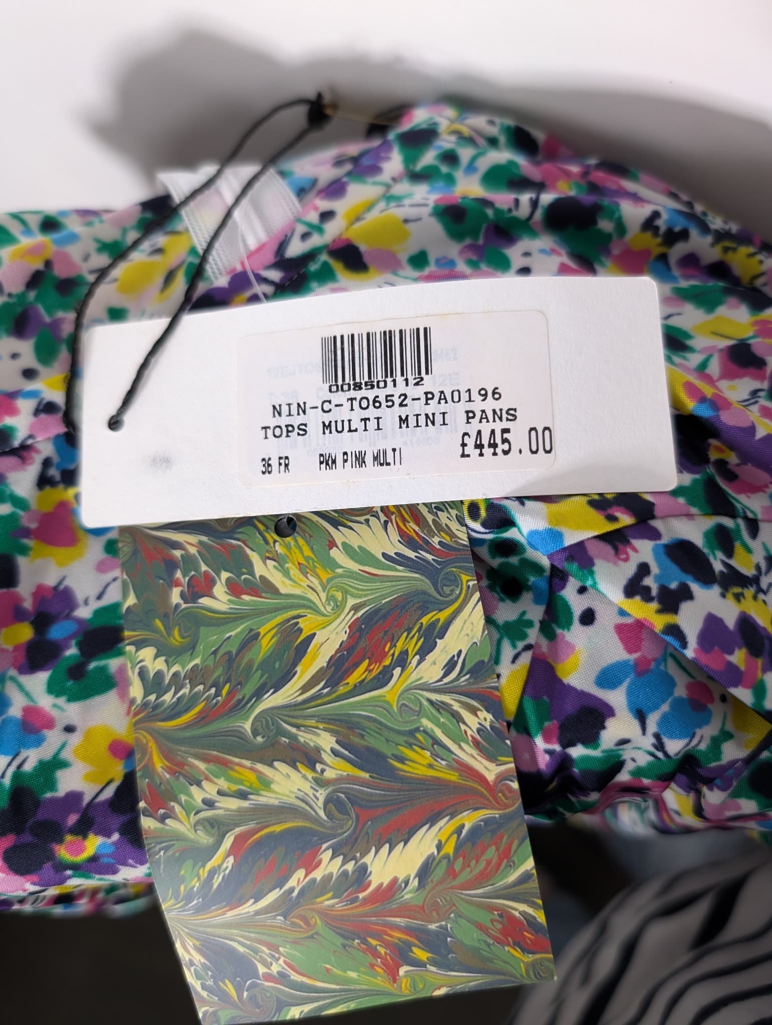Nina Ricci Floral Long Sleeve Top Multicolour Size 36 FR — photo 6 of 8