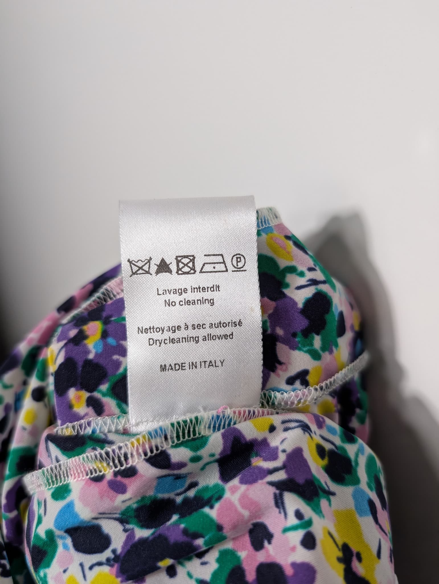 Nina Ricci Floral Long Sleeve Top Multicolour Size 36 FR — photo 8 of 8