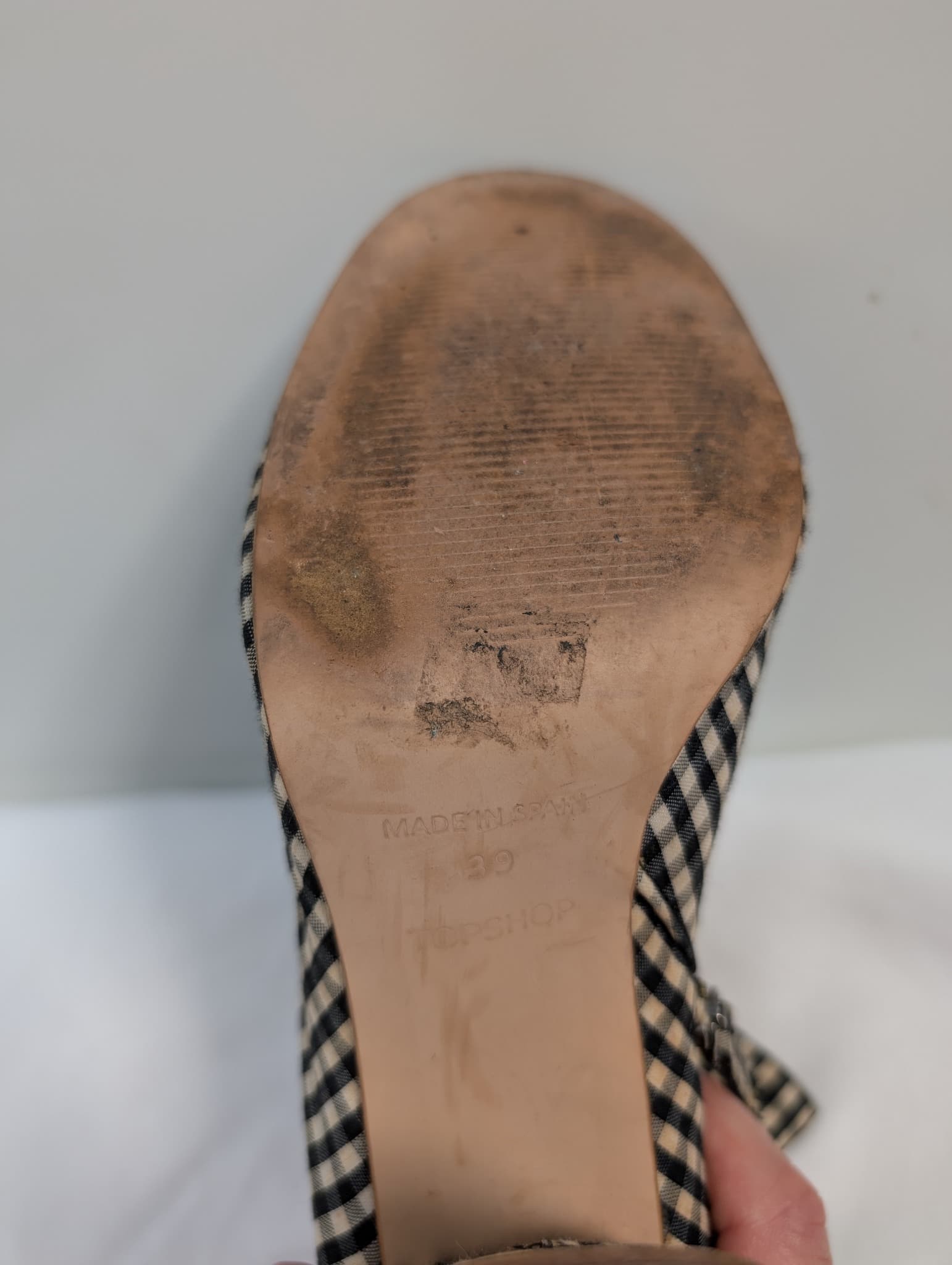 Nine West Velvet T-Strap Evening Heels Black Purple Silver Size 8.5 — photo 18 of 19
