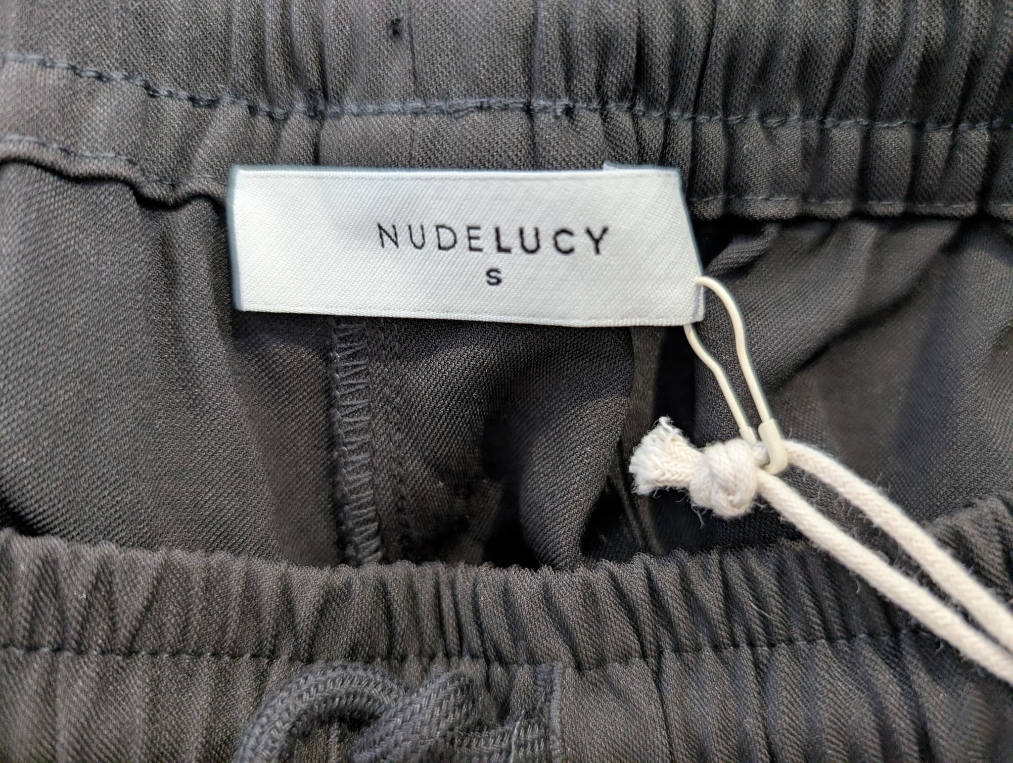 NUDELUCY Quincy Pant Wide Leg Trousers Black Size S — photo 5 of 6