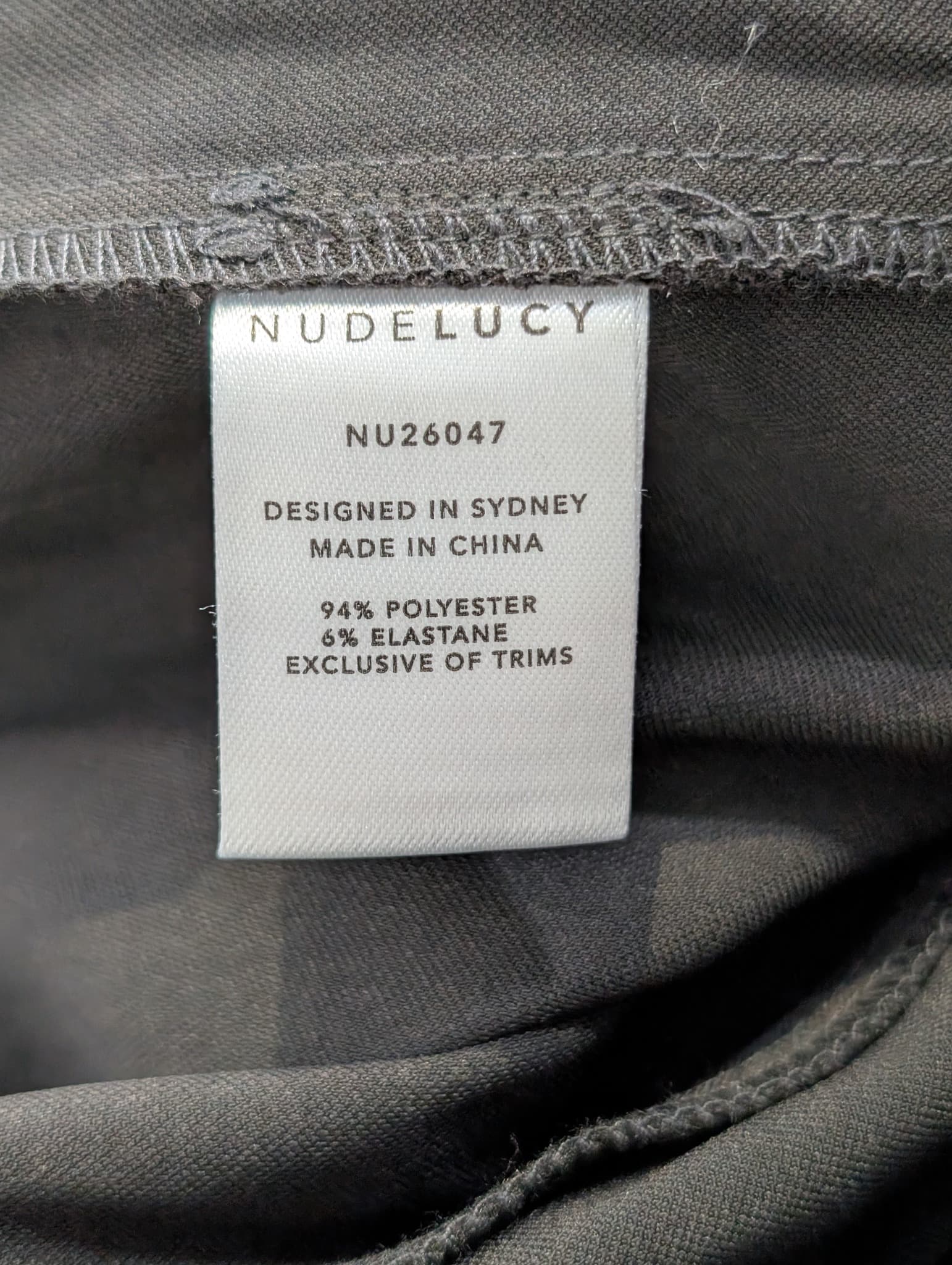 NUDELUCY Quincy Pant Wide Leg Trousers Black Size S — photo 6 of 6