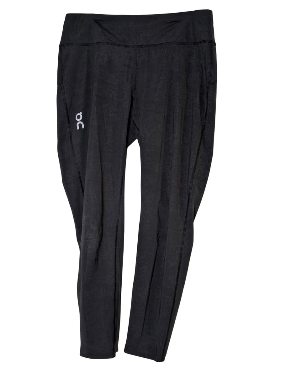 On Running Performance Tights Women's Black 7/8 Leggings Size Large — photo 1 of 9