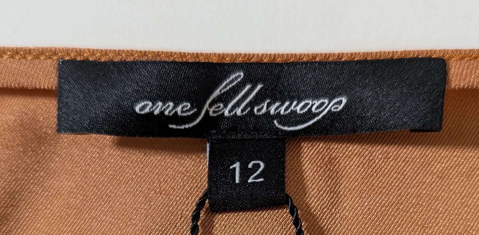 One Fell Swoop Roisin Mini Dress - Honey Size 12 — photo 3 of 6