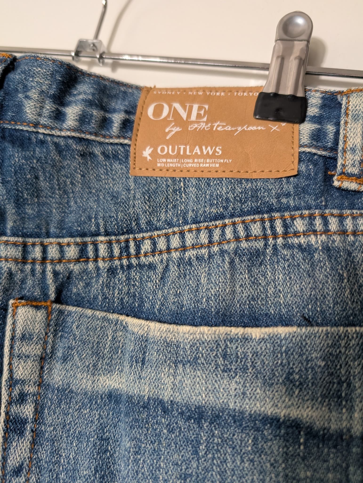 One Teaspoon Bandits Denim Shorts Blue Size 26 — photo 5 of 10