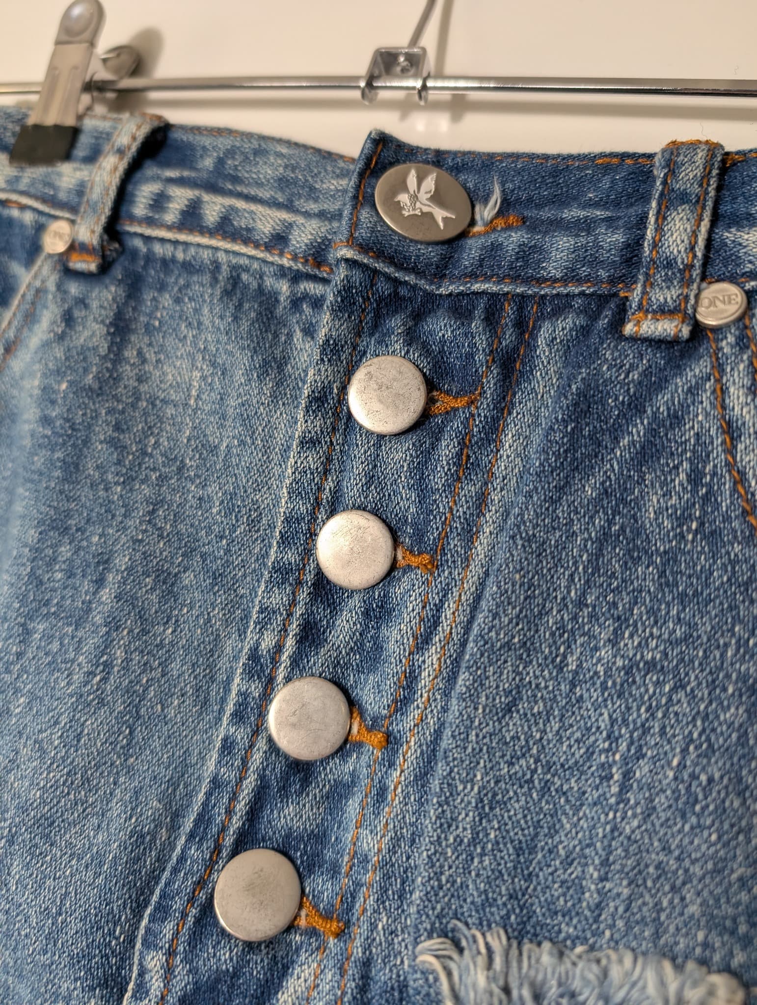 One Teaspoon Bandits Denim Shorts Blue Size 26 — photo 2 of 10