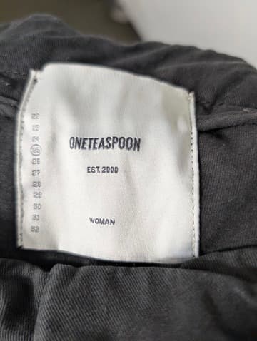 One Teaspoon Pleated Trousers Black With Satin Side Stripe Size 25 — photo 2 of 7