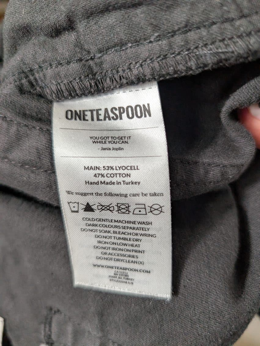 One Teaspoon Pleated Trousers Black With Satin Side Stripe Size 25 — photo 3 of 7