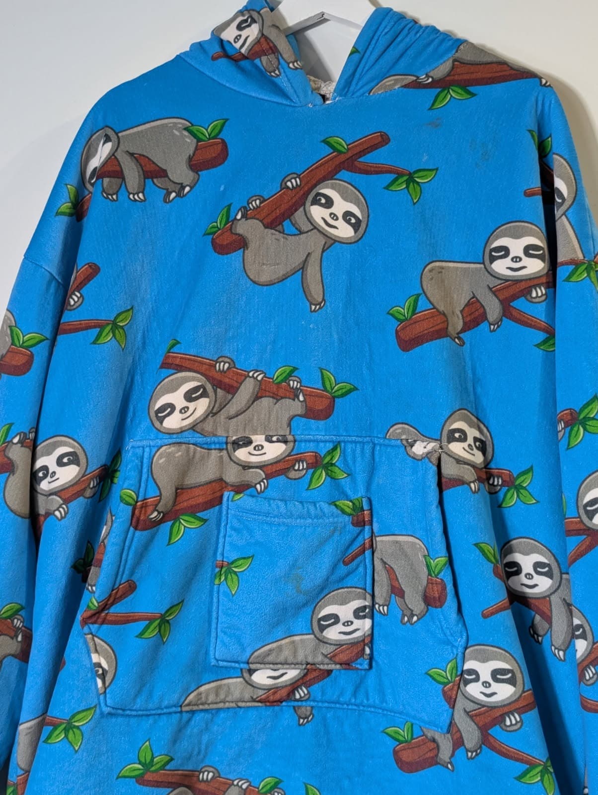 Oodie Kids Wearable Blanket Hoodie Sloth Print One Size — photo 2 of 5