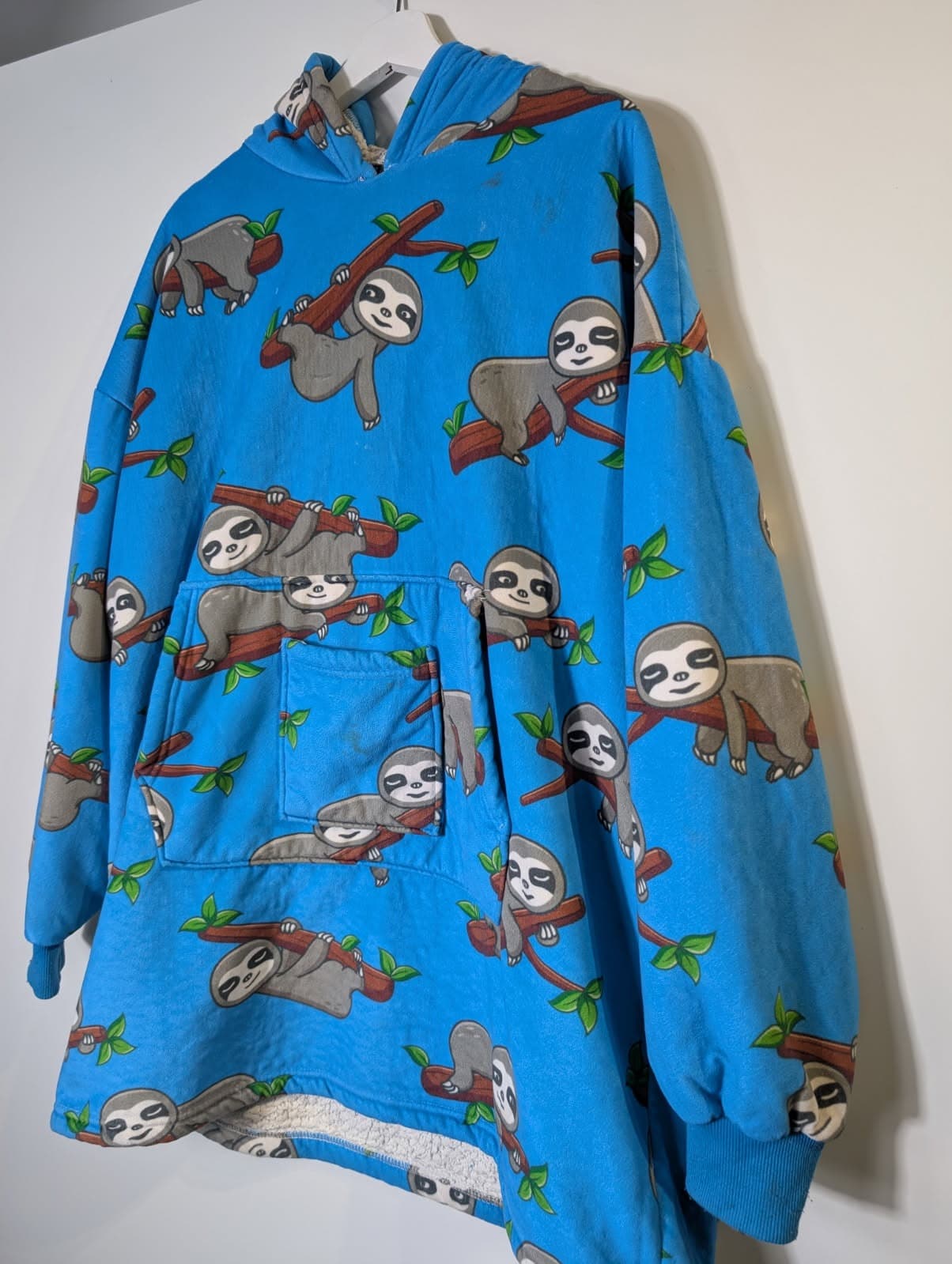 Oodie Kids Wearable Blanket Hoodie Sloth Print One Size — photo 4 of 5