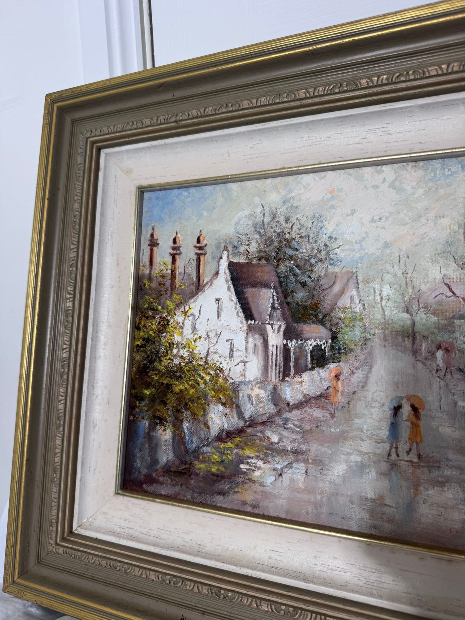 Original Painting 'Autumn Showers' By Clare Goodwin Framed Artwork — photo 5 of 8