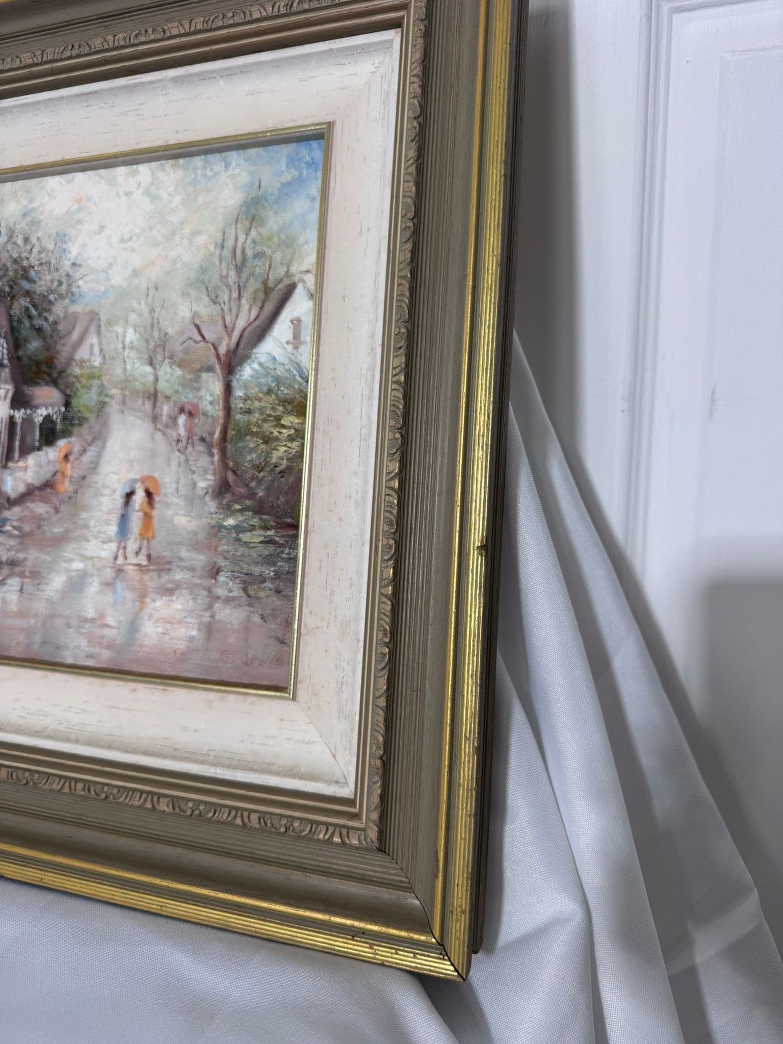 Original Painting 'Autumn Showers' By Clare Goodwin Framed Artwork — photo 6 of 8