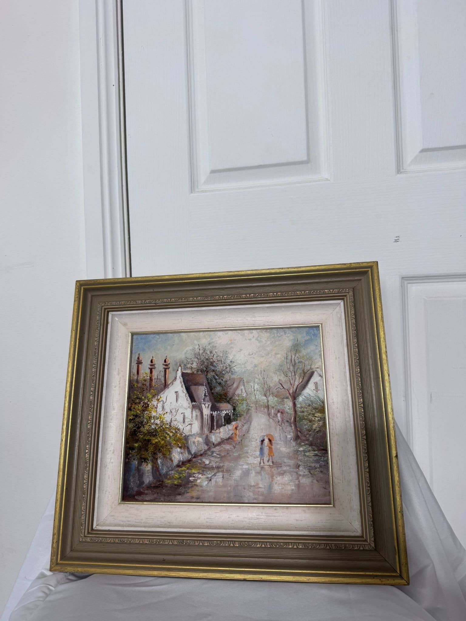 Original Painting 'Autumn Showers' By Clare Goodwin Framed Artwork — photo 2 of 8