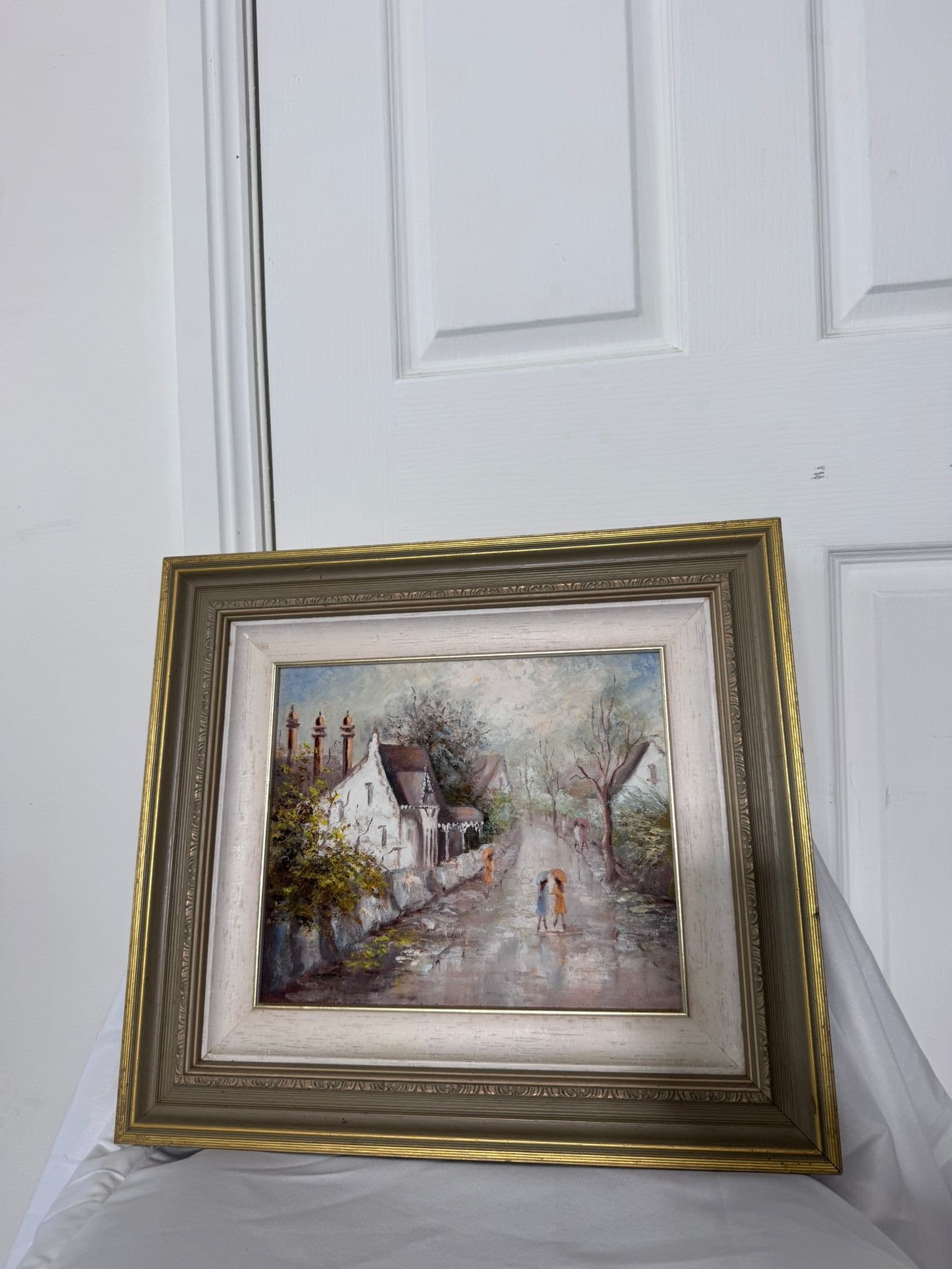Original Painting 'Autumn Showers' By Clare Goodwin Framed Artwork — photo 3 of 8