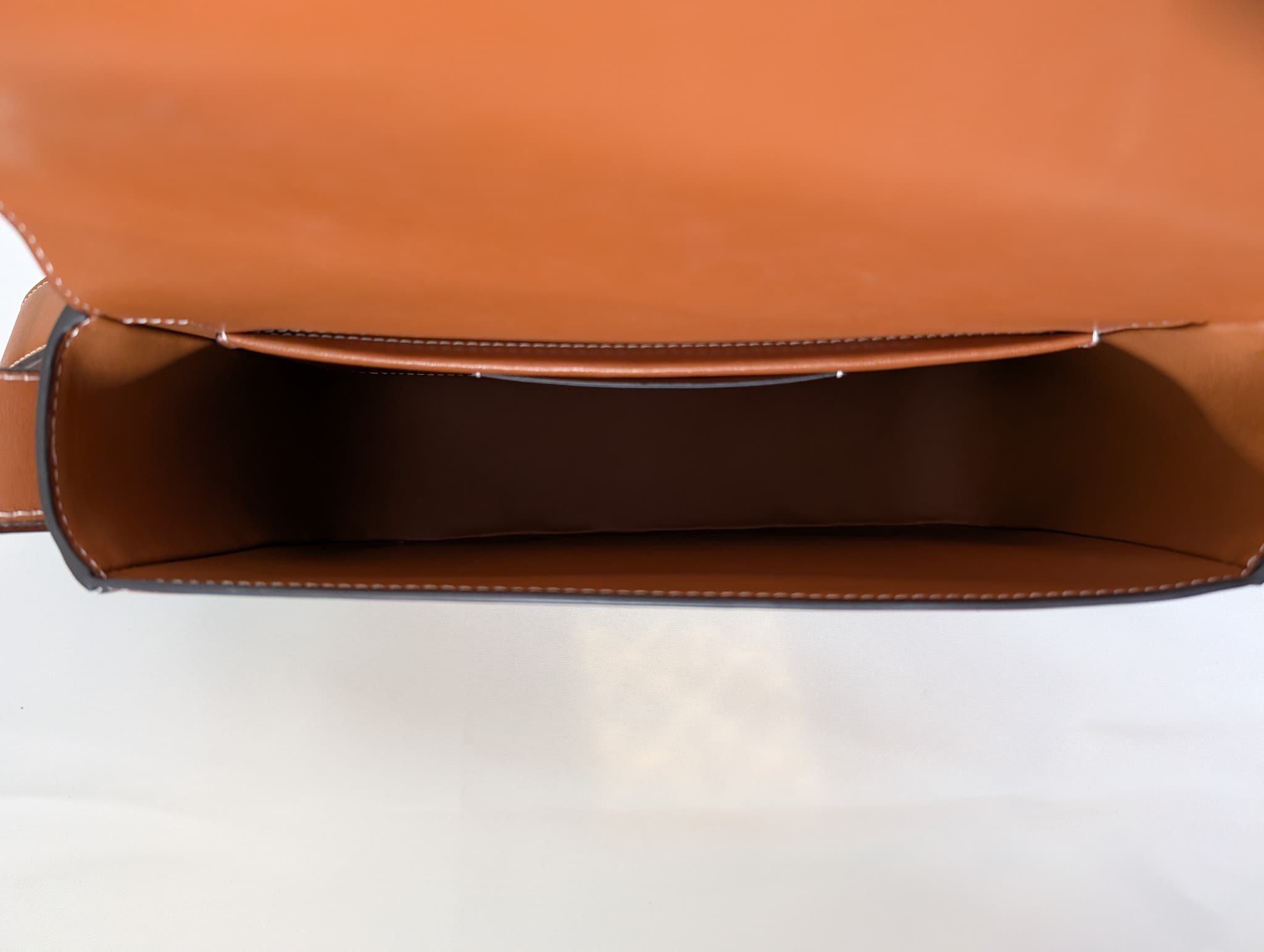 Oroton Leather Shoulder Bag Tan Gold Hardware — photo 7 of 9