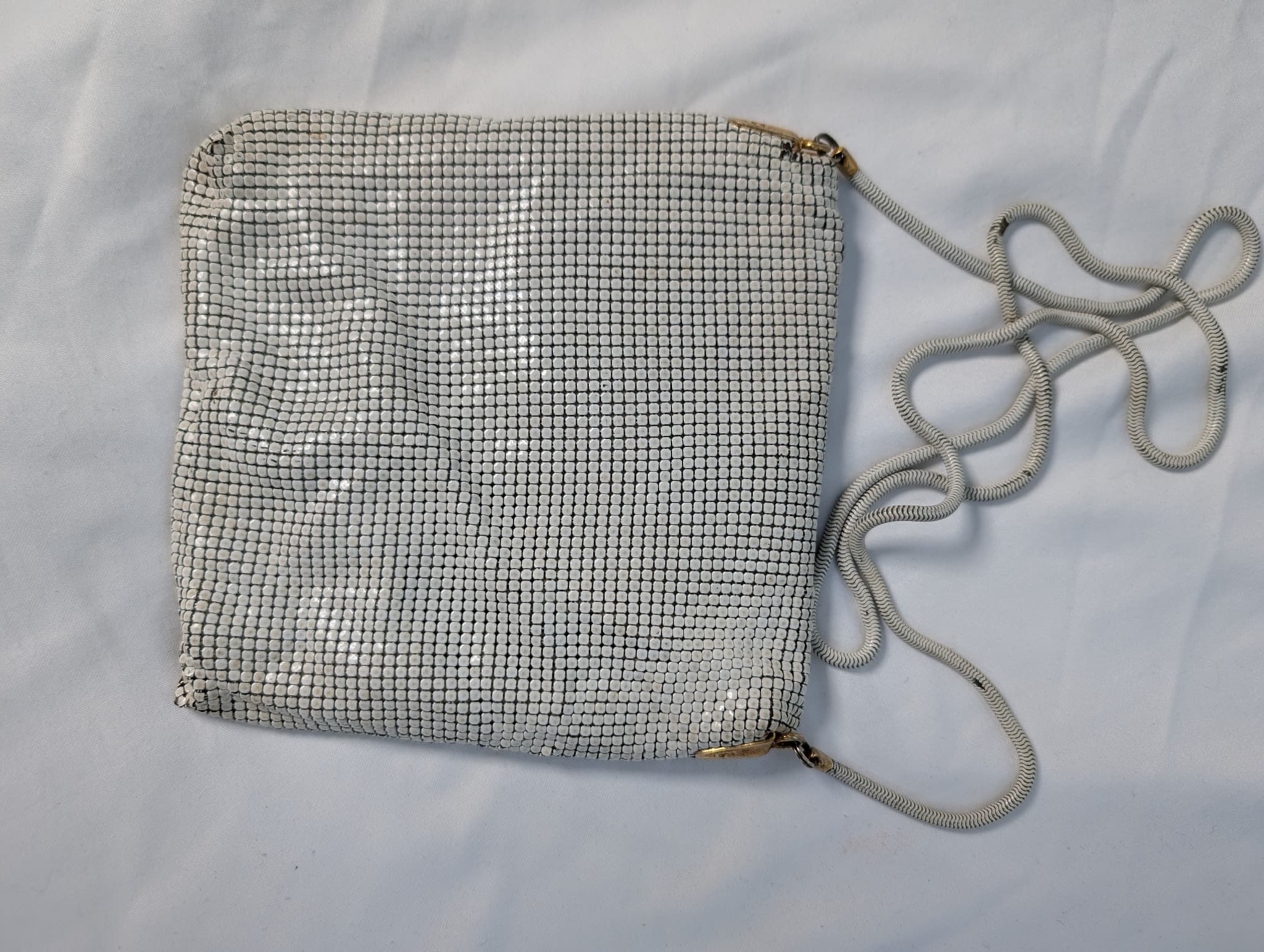 Oroton Vintage Metal Mesh Evening Bag Silver — photo 11 of 17