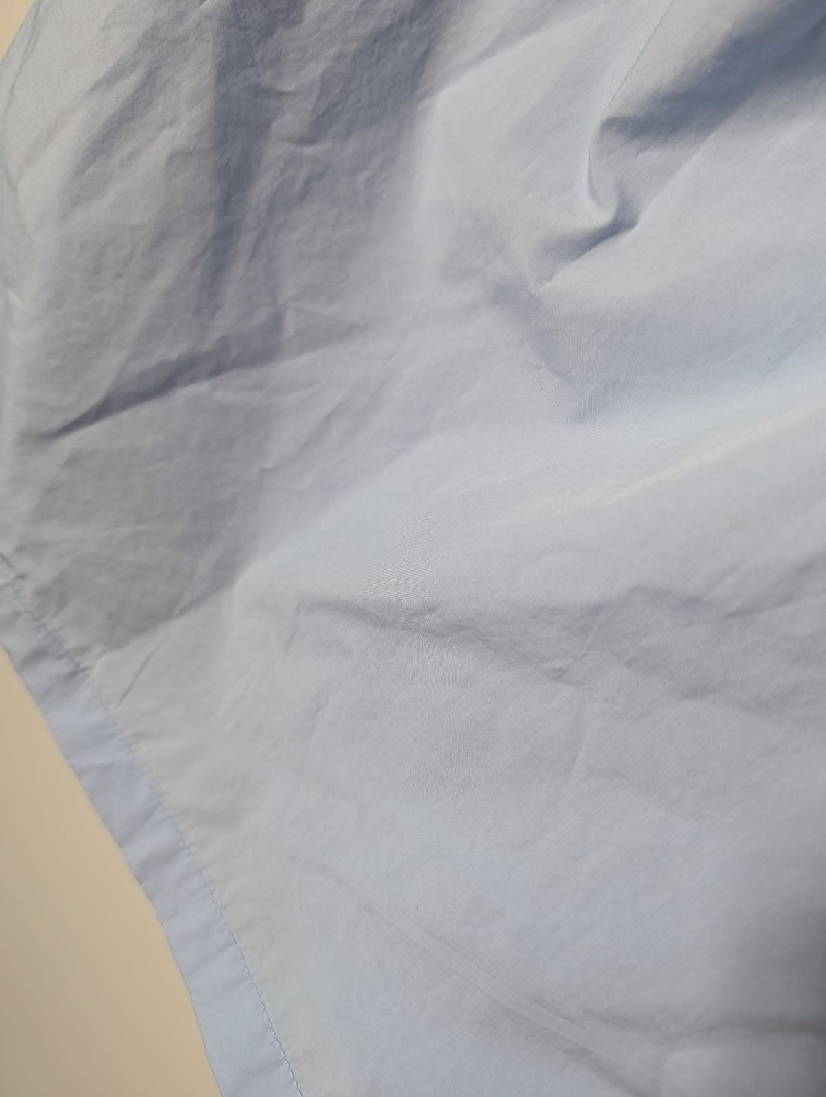 Ottod'Ame Off-The-Shoulder Poplin Blouse Light Blue IT 42 — photo 3 of 9
