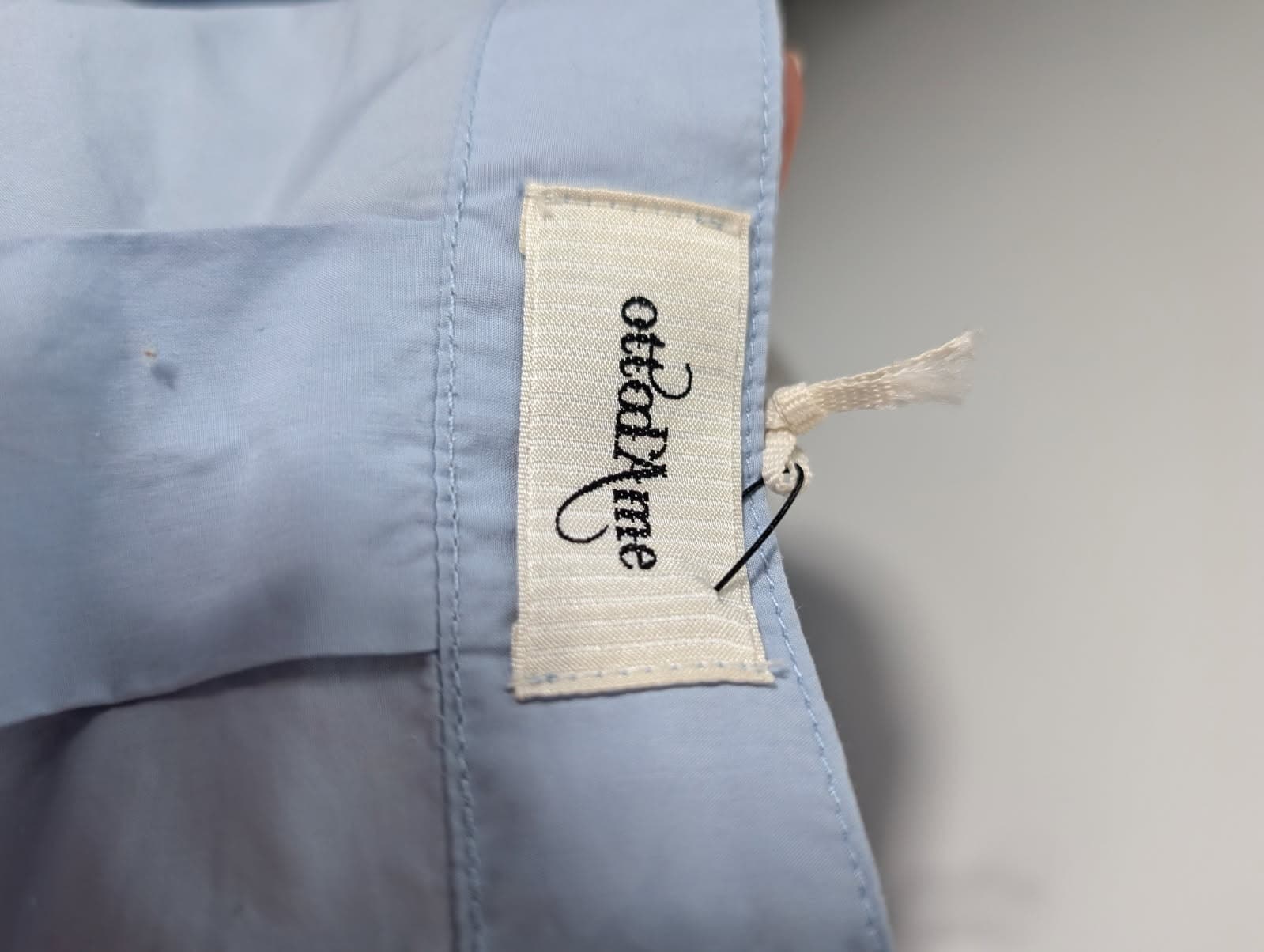 Ottod'Ame Off-The-Shoulder Poplin Blouse Light Blue IT 42 — photo 7 of 9