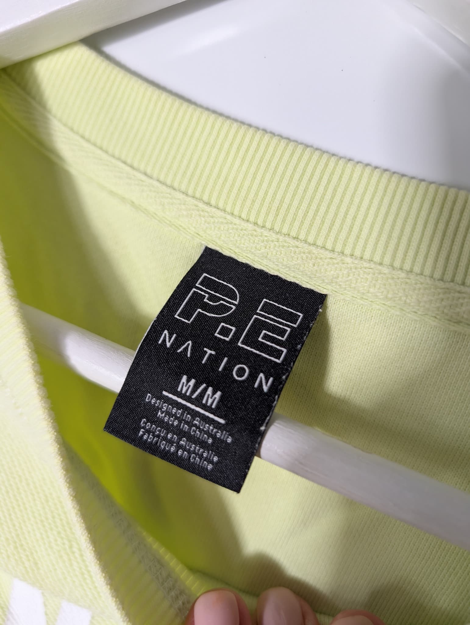 P.E Nation The Original Sport Sweatshirt Light Green Size M — photo 5 of 8