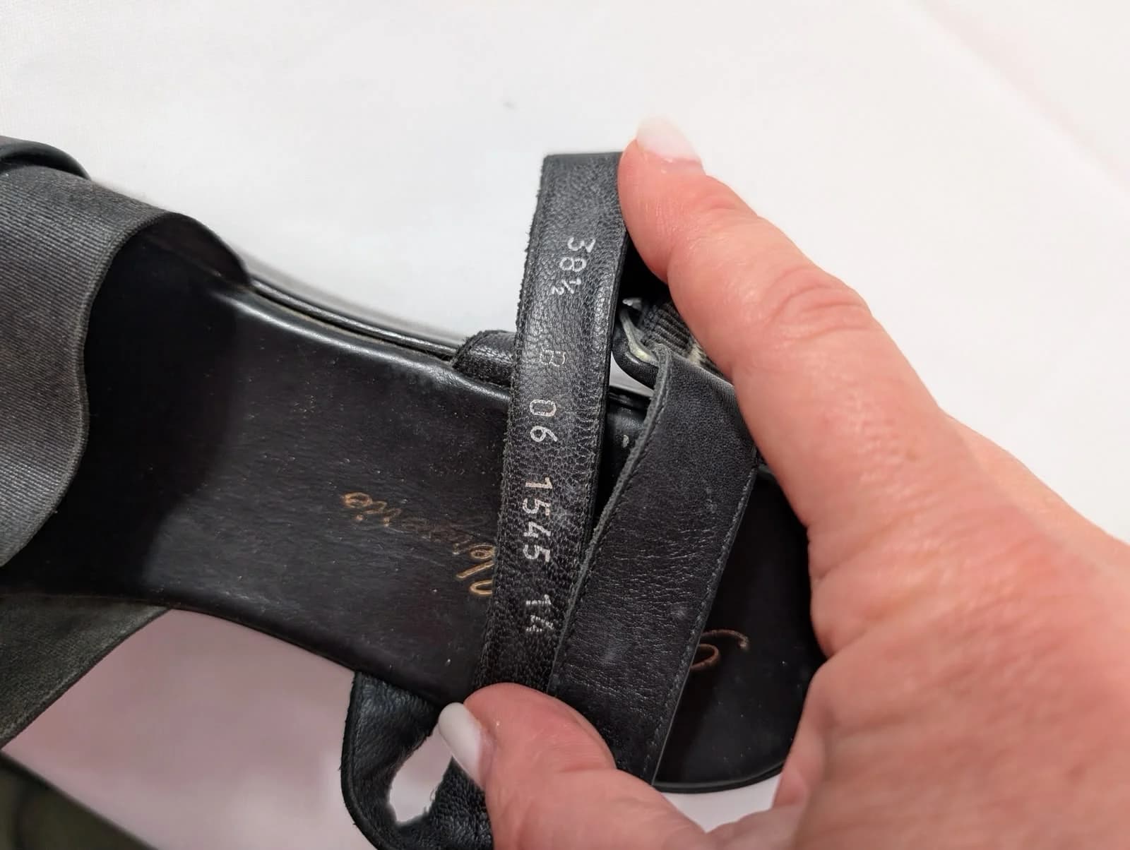 Paris Leather Platform Sandals Black — photo 5 of 5