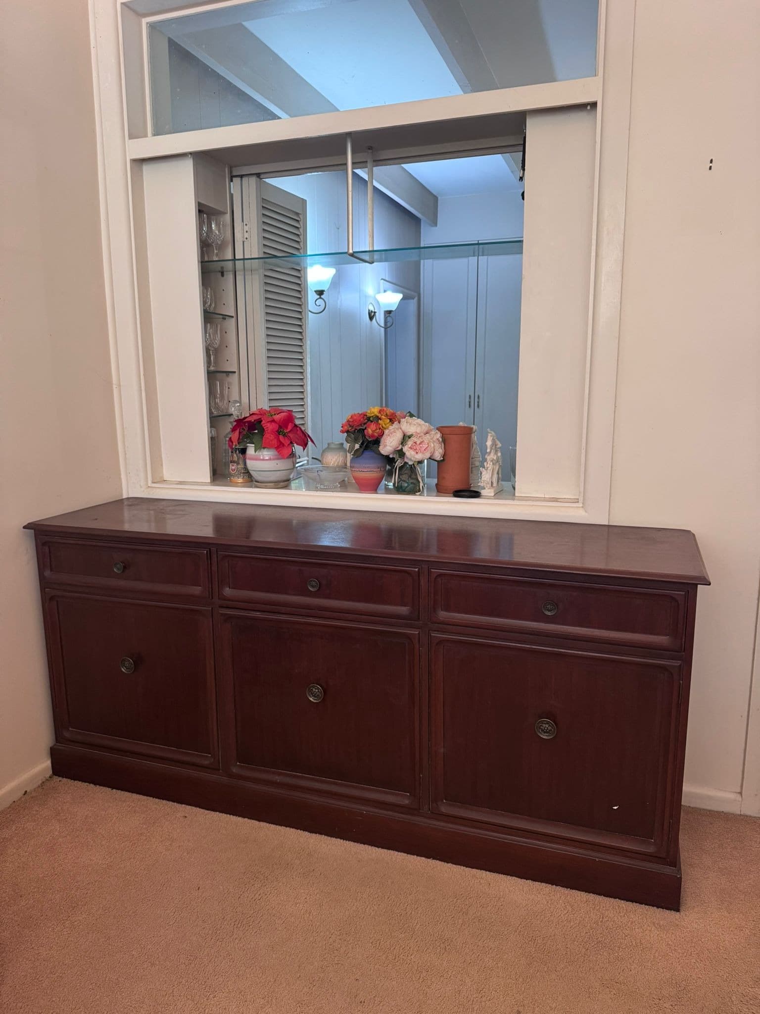 Parker Furniture Sideboard Mid-Century Modern Walnut Buffet — photo 5 of 8