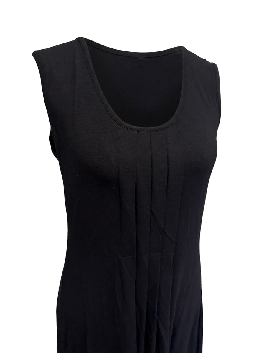 Paula Ryan Black Sleeveless Scoop Neck Dress Size M — photo 1 of 3