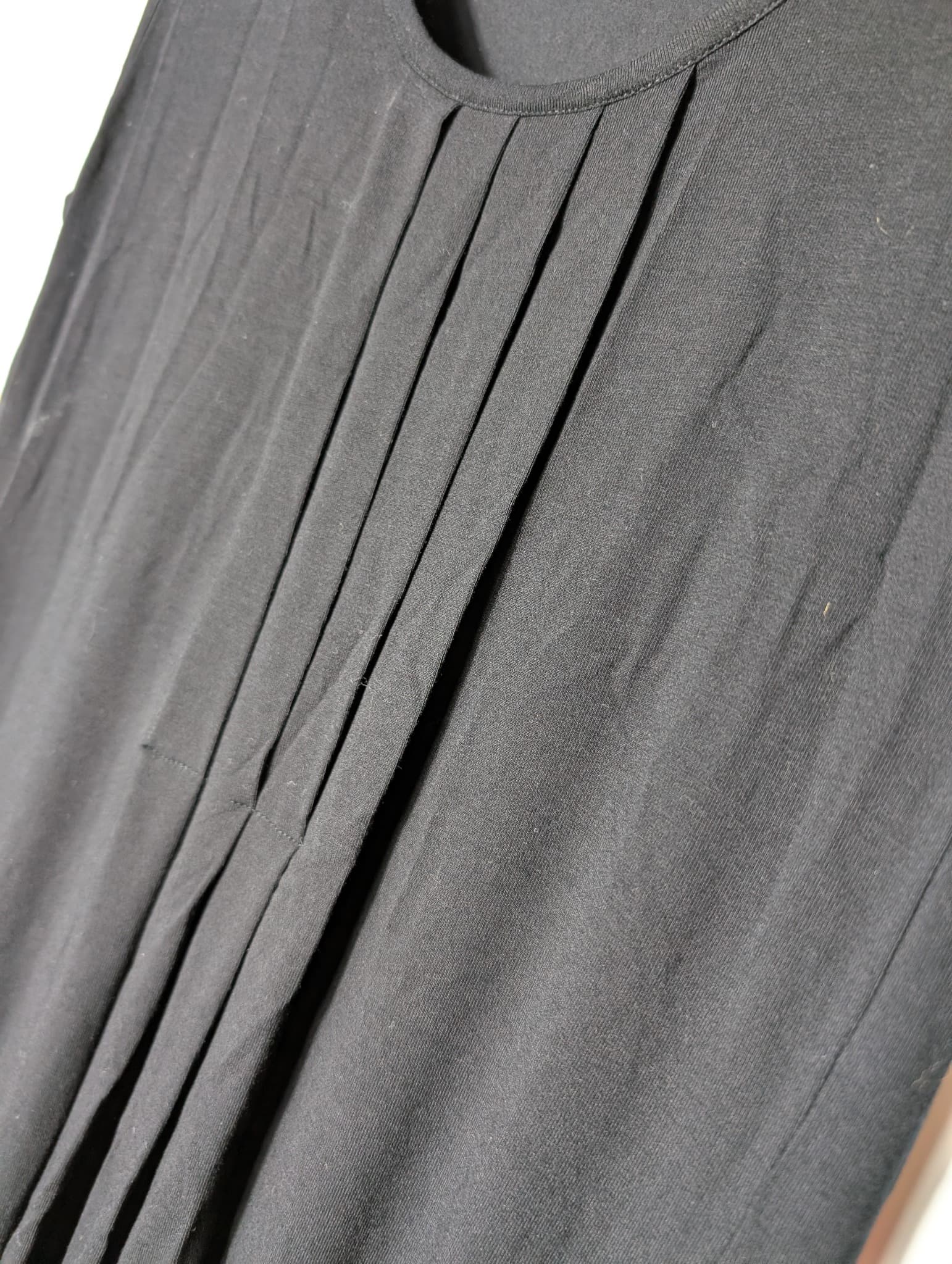 Paula Ryan Sleeveless Pleated Dress Black Size M — photo 3 of 7