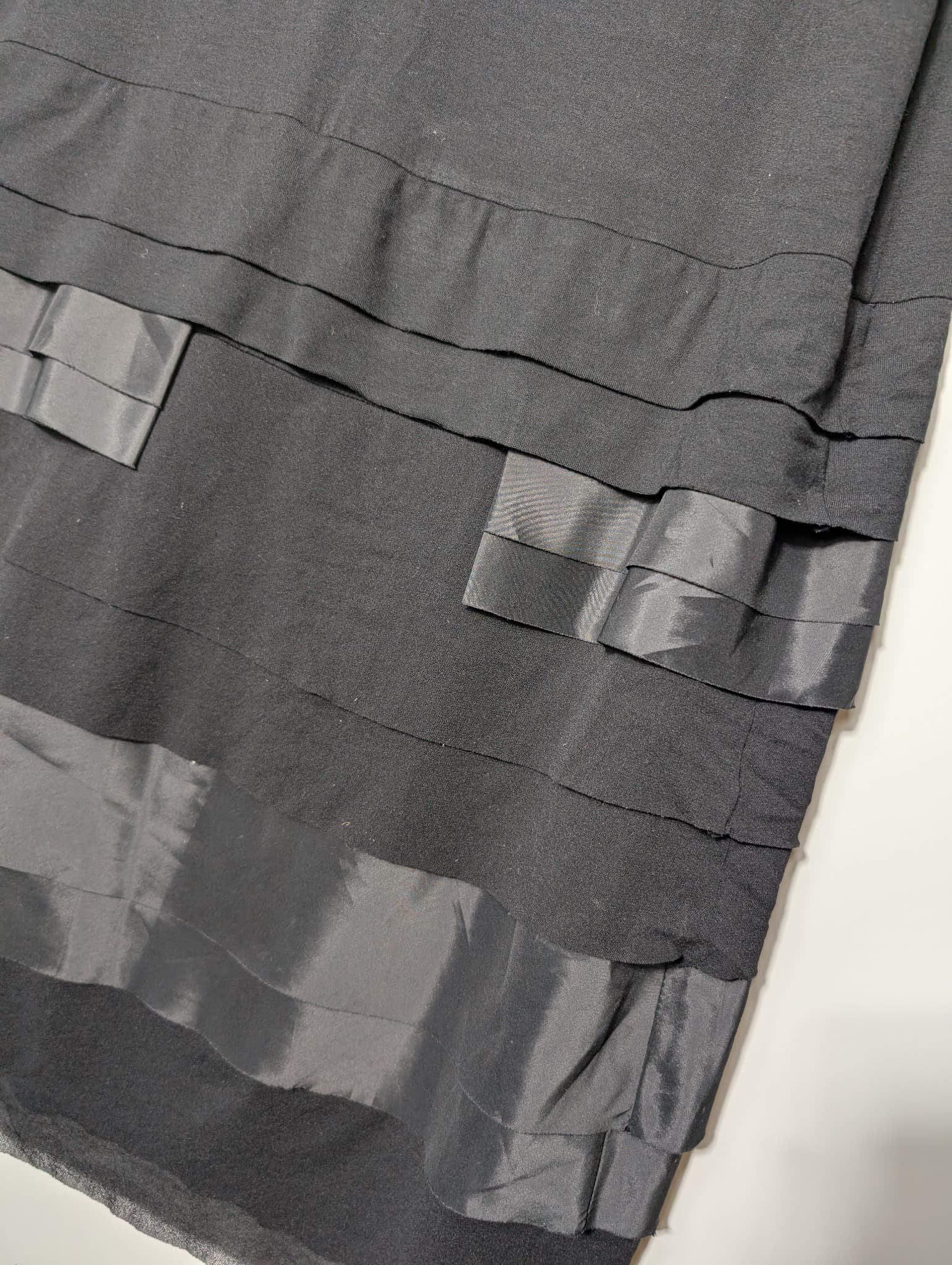 Paula Ryan Sleeveless Tiered Hem Dress Black Size M — photo 2 of 7
