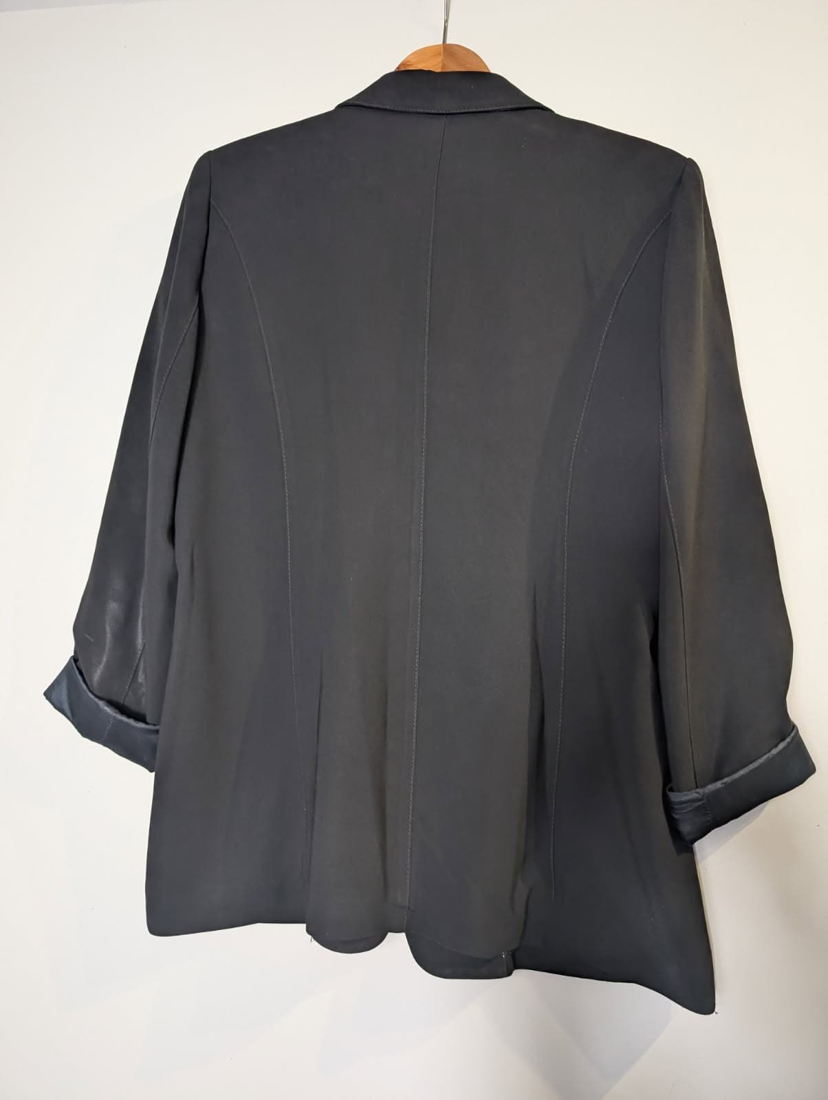 Perri Cutten Black Blazer Jacket - Women's Size 16 — photo 2 of 6