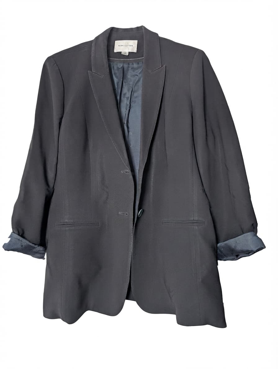 Perri Cutten Blazer Jacket Black Women's AU 16 — photo 1 of 5