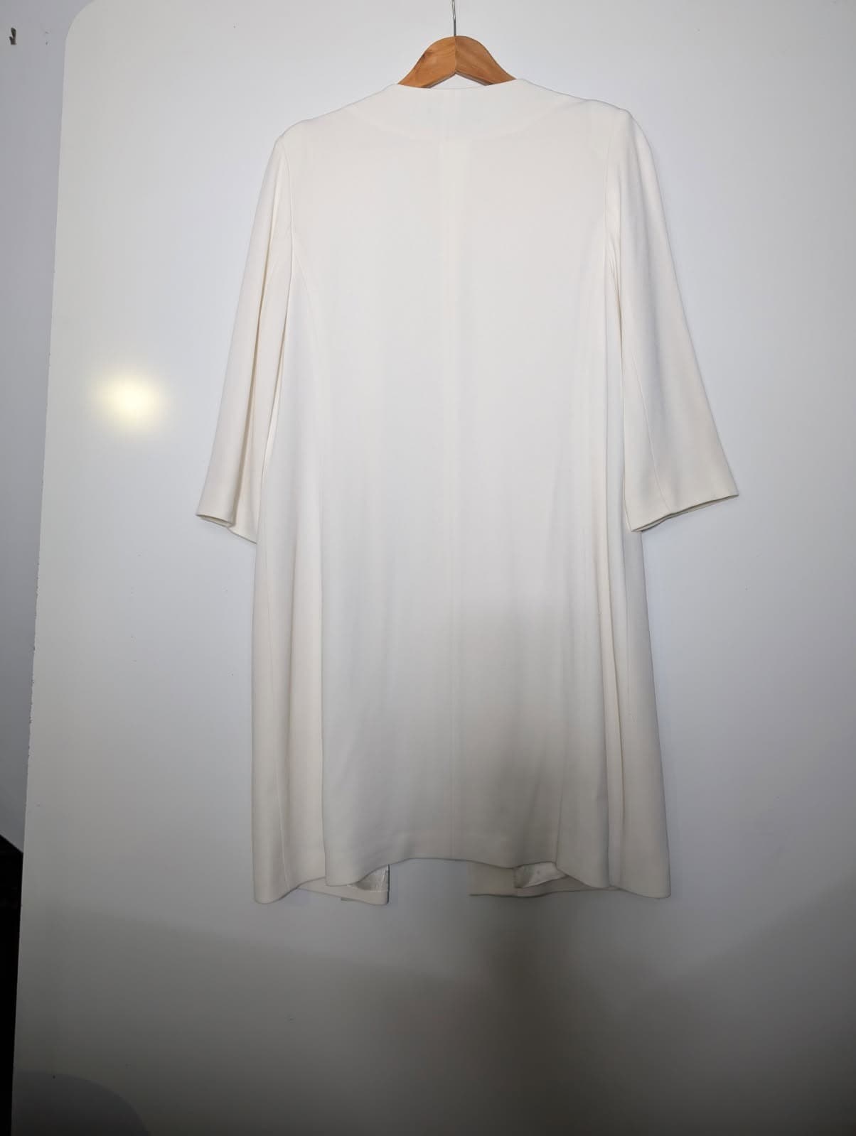 Perri Cutten RSVP White Open Front Coat - Size L — photo 2 of 5