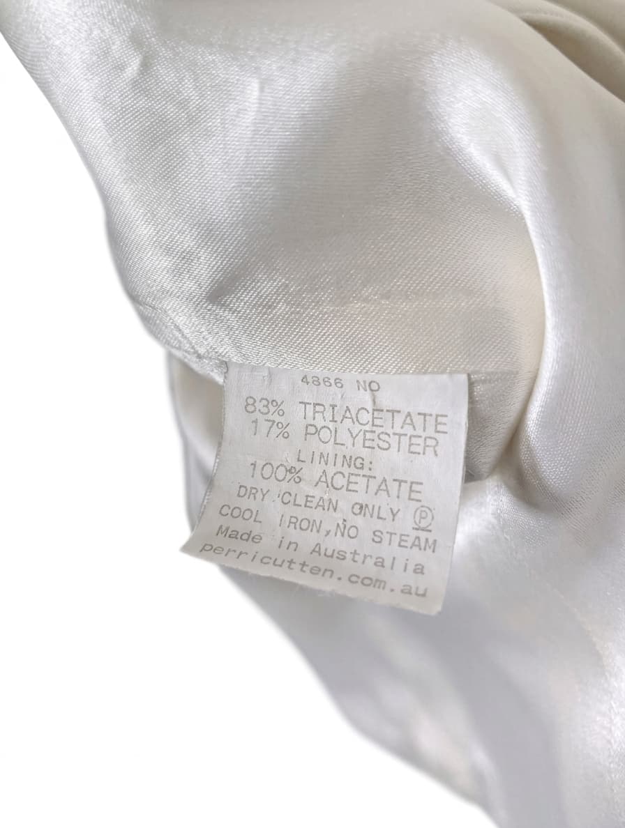 Perri Cutten RSVP White Open Front Coat - Size L — photo 3 of 5