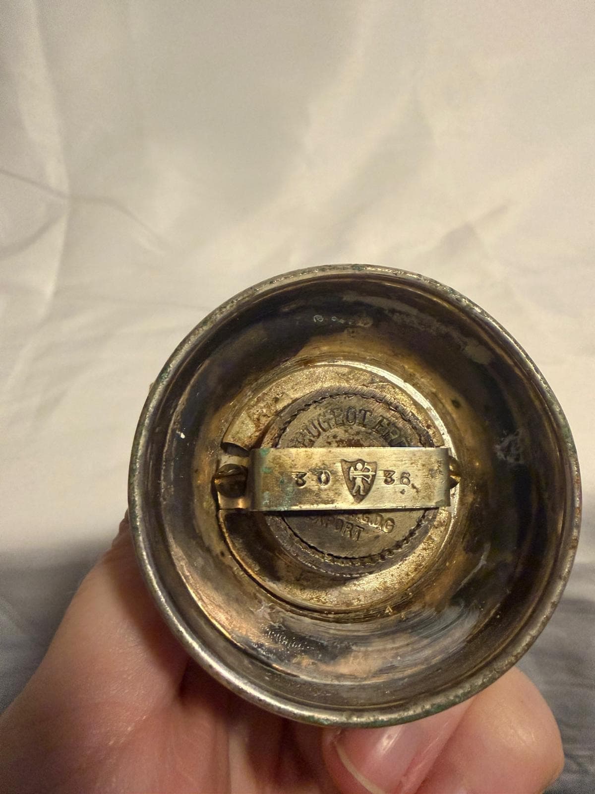 Peugeot Freres Pepper Grinder Silver Plated Mid-Century — photo 6 of 6