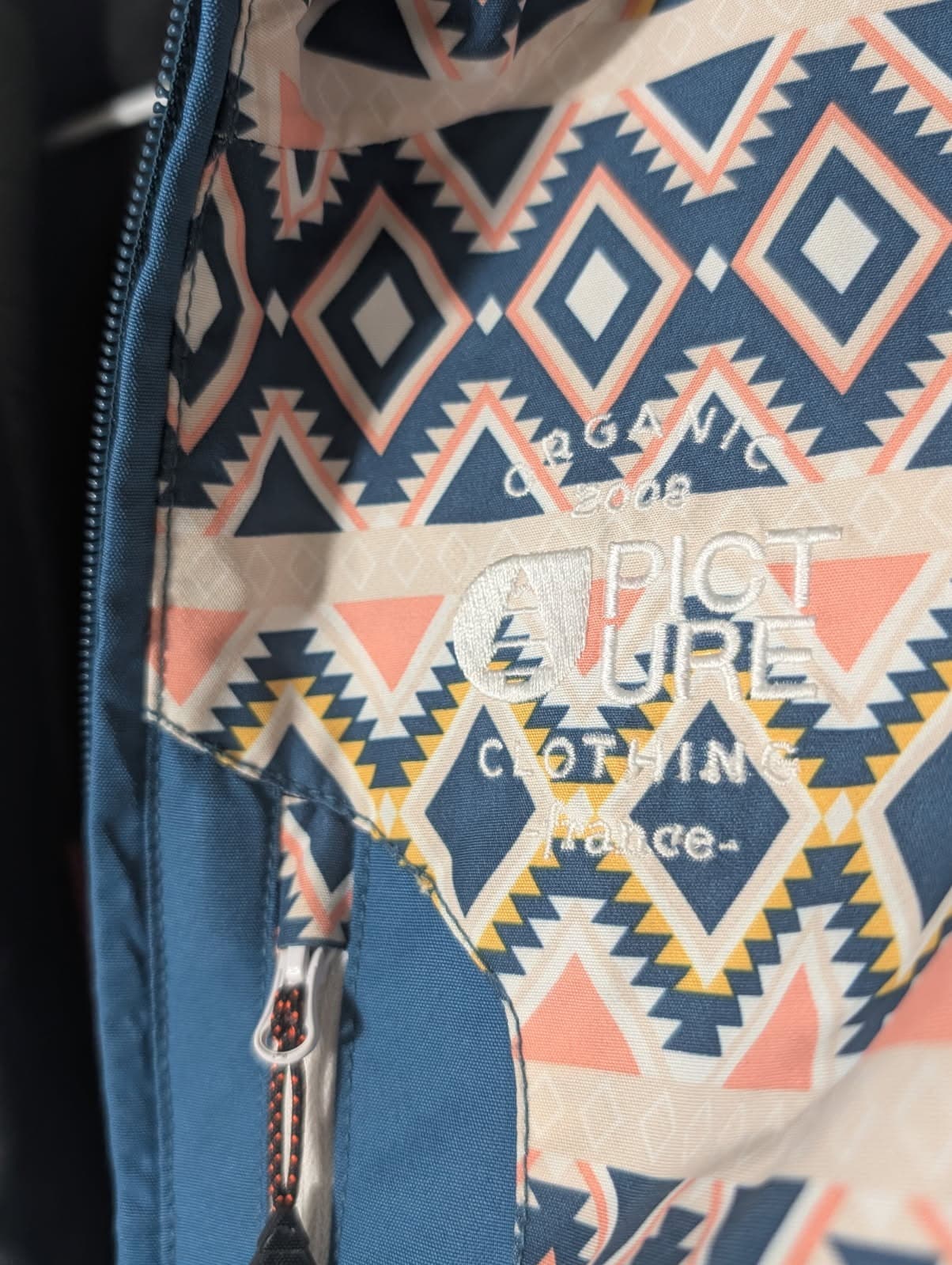 Picture Organic Clothing Ski Jacket - Girls Size 12 Geometric Pattern — photo 6 of 7