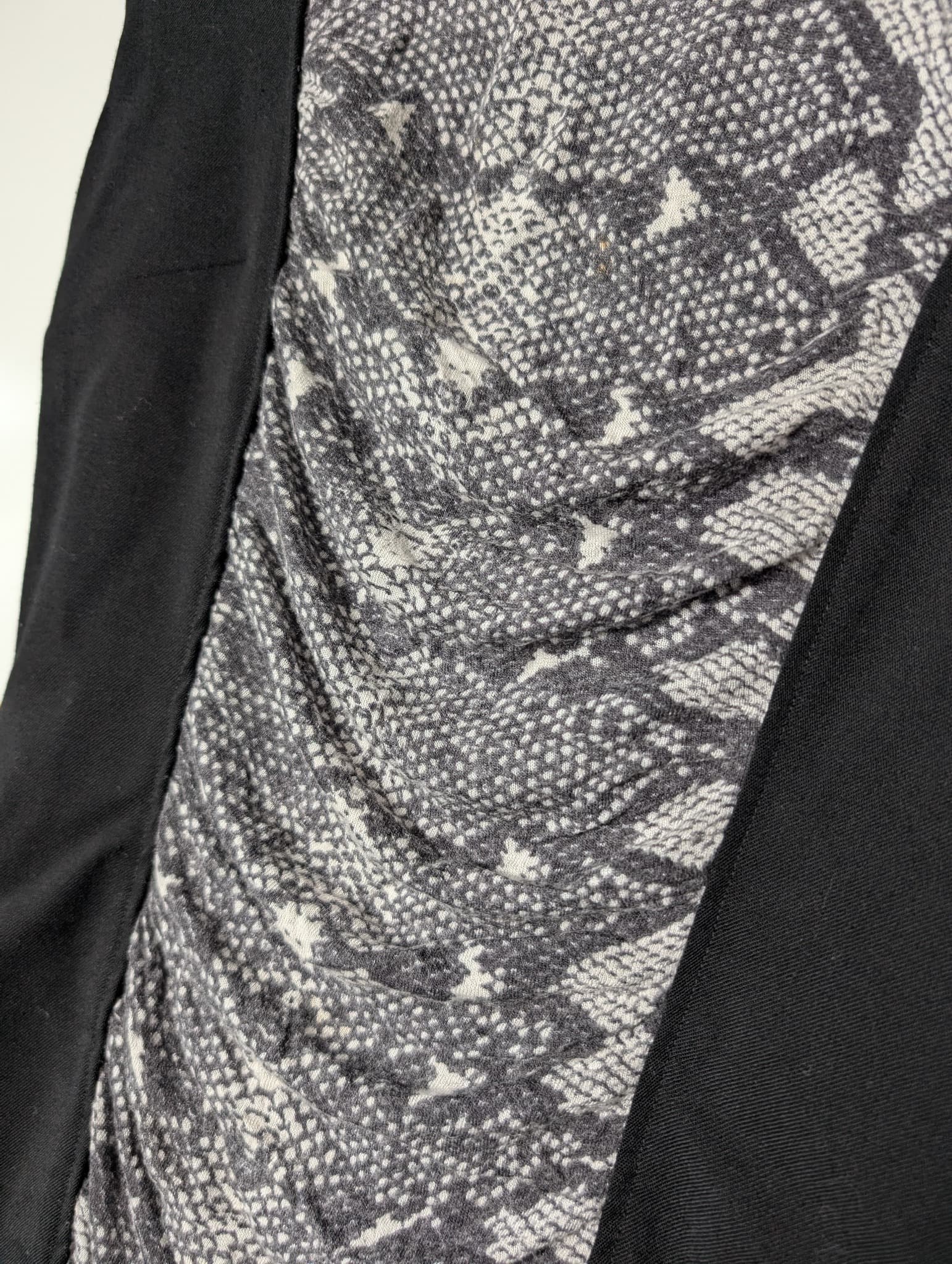 Pierre Balmain Sleeveless Ruched Snakeskin Panel Dress IT 46 — photo 2 of 6