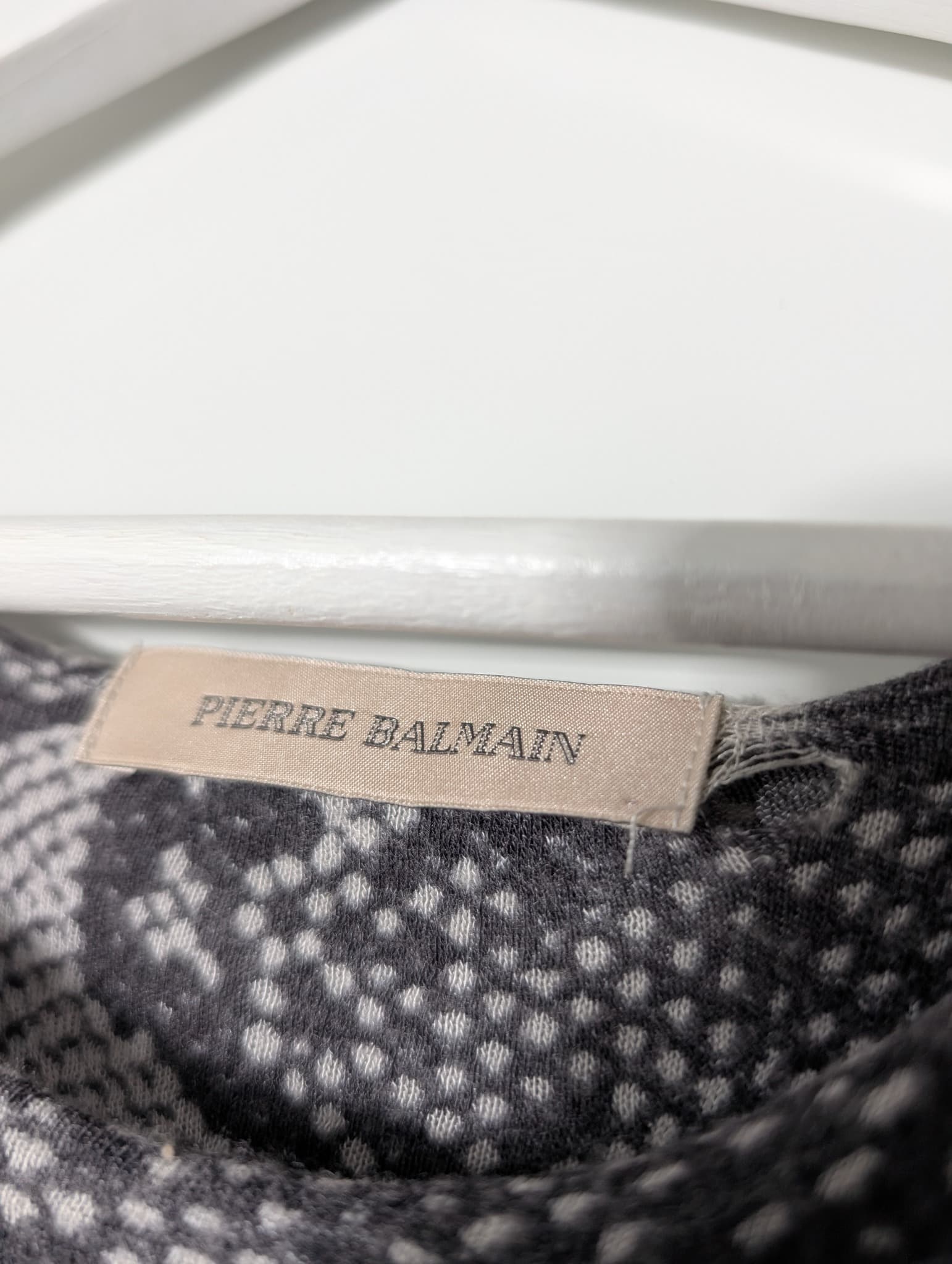 Pierre Balmain Sleeveless Ruched Snakeskin Panel Dress IT 46 — photo 4 of 6