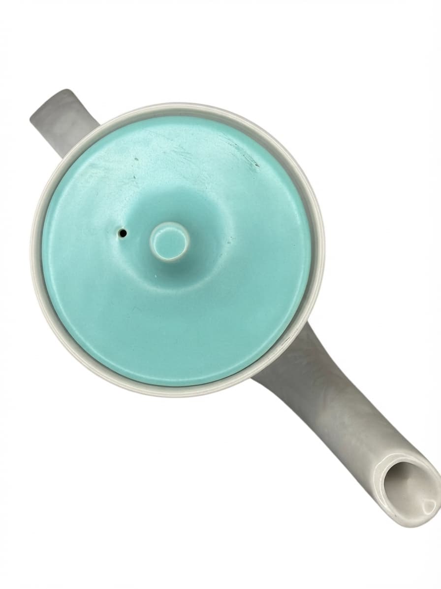 Poole Pottery Tea Set Mid-Century Modern Turquoise & Grey — photo 2 of 8