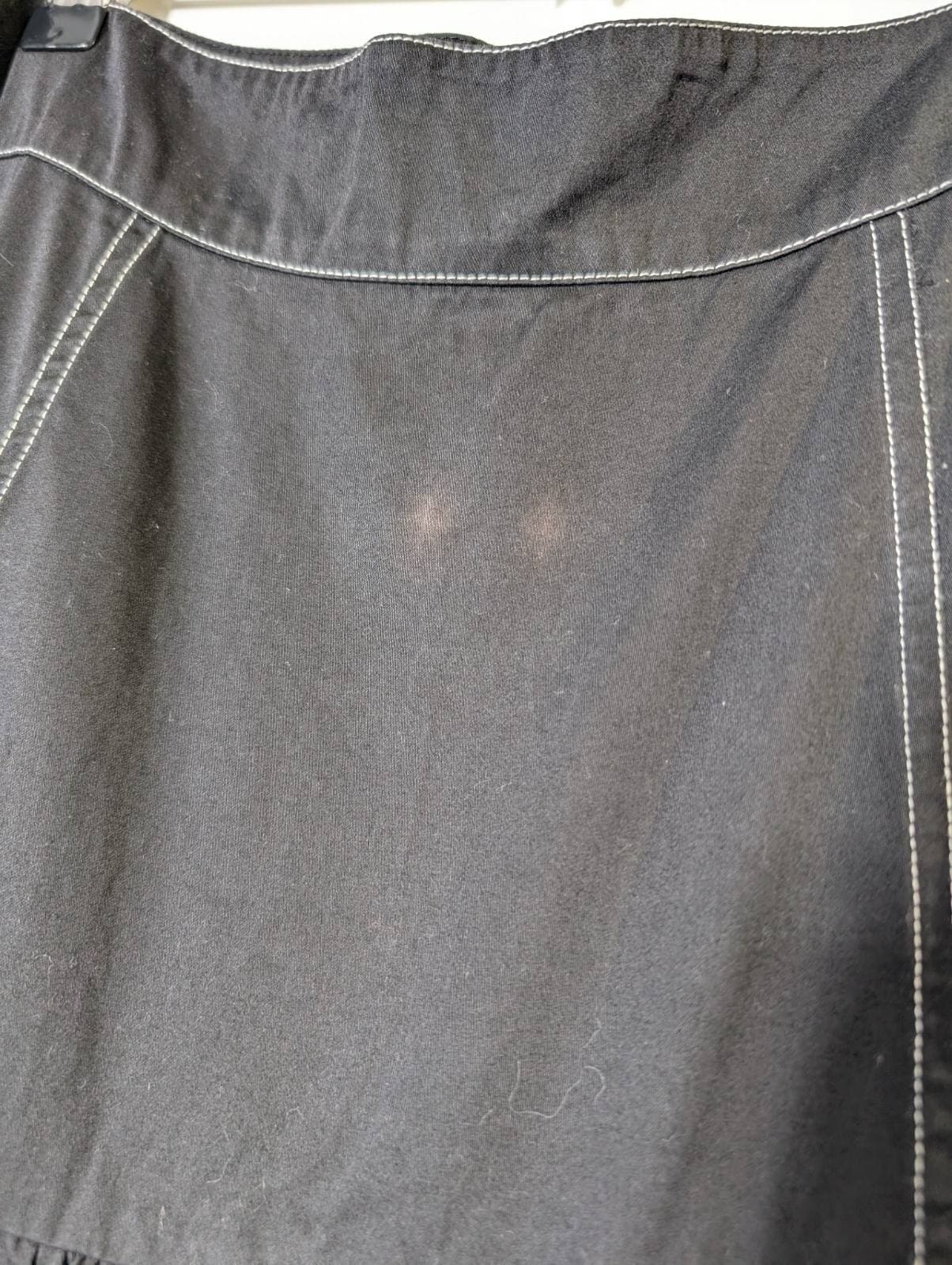Posse Tiered Maxi Skirt Black Contrast Stitching Size M — photo 6 of 8