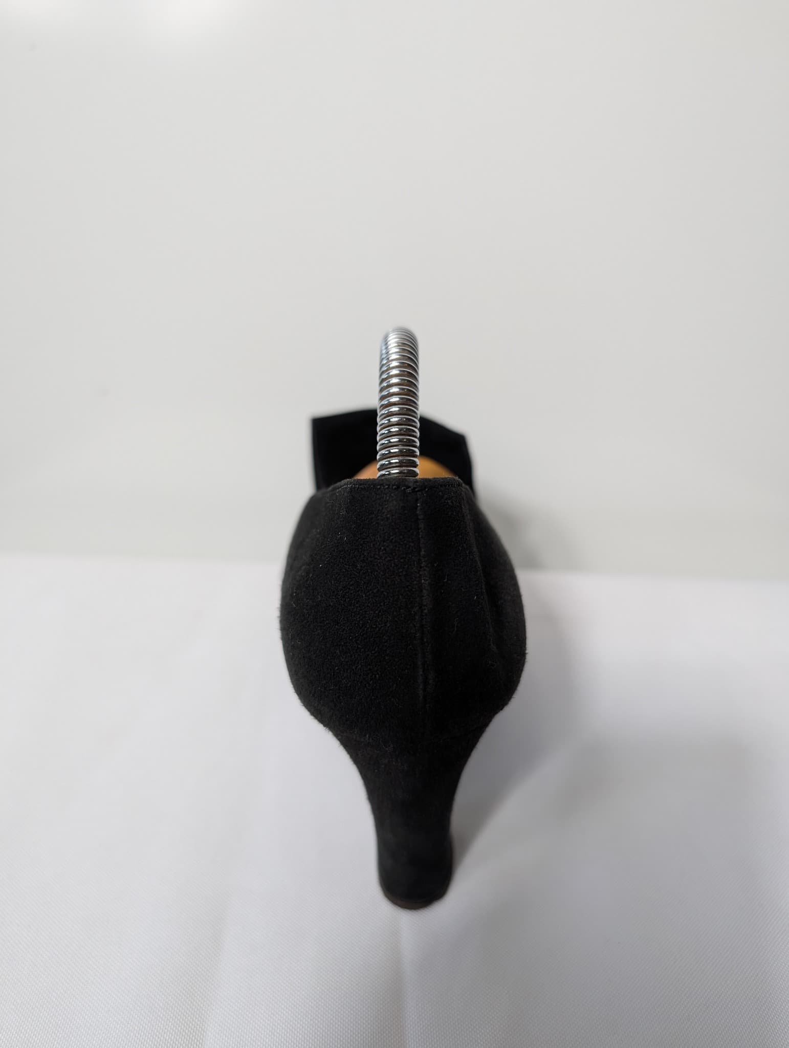 Prada Suede Fringed Kiltie Heeled Loafers Black EU 37 — photo 3 of 7