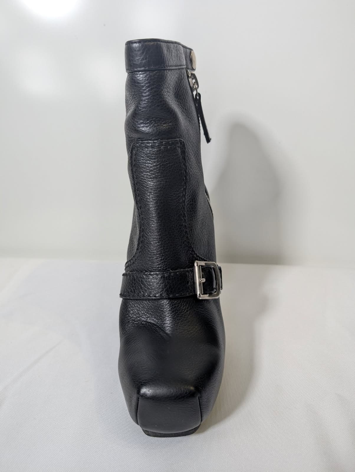 Proenza Schouler Black Leather Platform Ankle Boots - Size EU 38.5 — photo 8 of 8