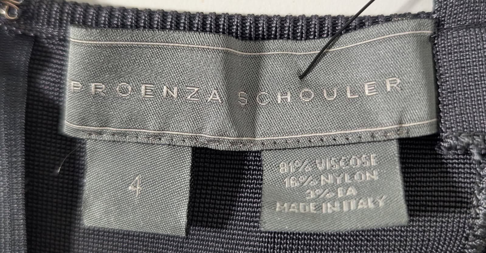 Proenza Schouler Knit Corset Top - Charcoal Size 4 — photo 3 of 7