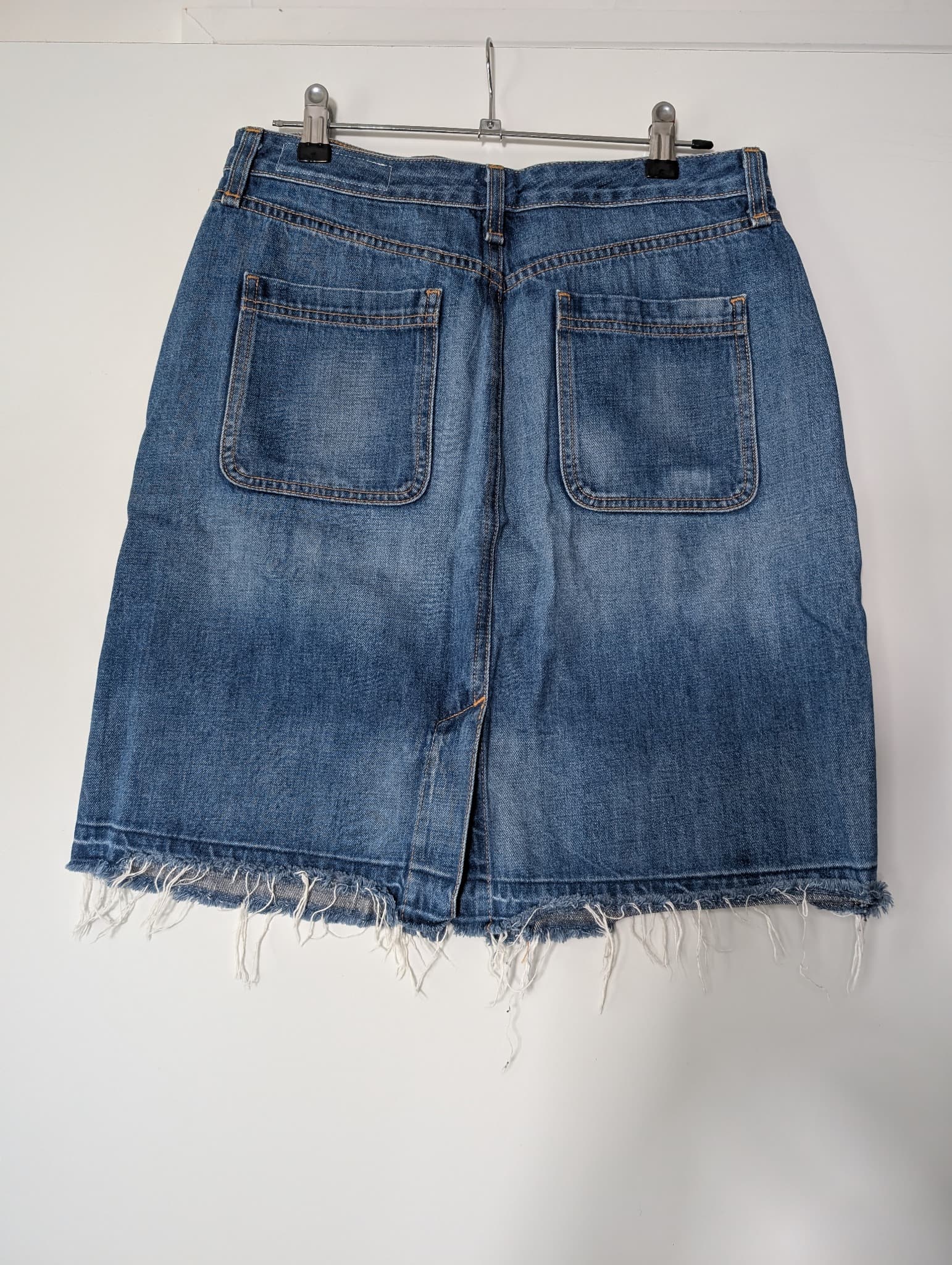 Rag & Bone Denim Button-Front Mini Skirt Blue Size 30 — photo 3 of 6